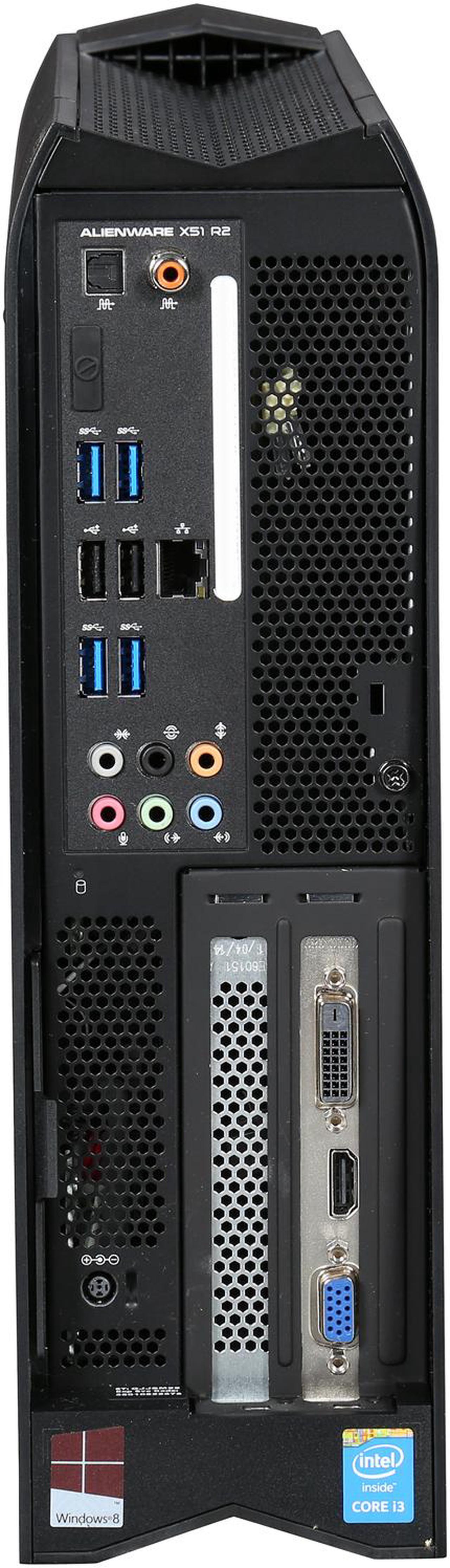 Alt view image 5 of 9 - Alienware Desktop PC X51 R2 AX51R2-1438BK Intel Core i3-4150 6GB DDR3 1TB HDD NVIDIA GeForce GTX 745  4 GB GDDR3 Windows 8.1 64-Bit