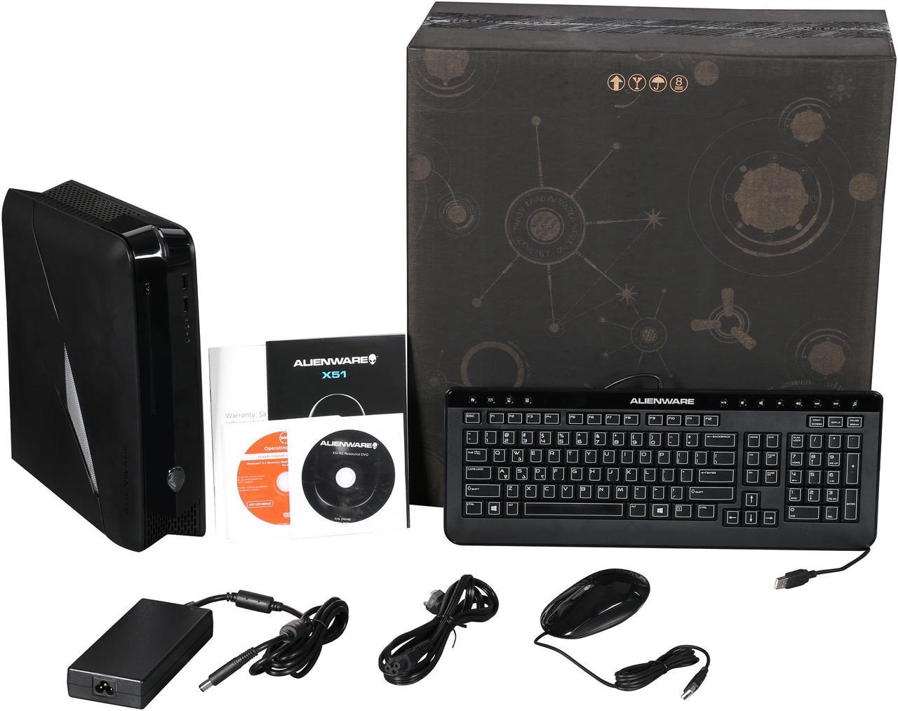 Alt view image 9 of 9 - Alienware Desktop PC X51 R2 AX51R2-1438BK Intel Core i3-4150 6GB DDR3 1TB HDD NVIDIA GeForce GTX 745  4 GB GDDR3 Windows 8.1 64-Bit