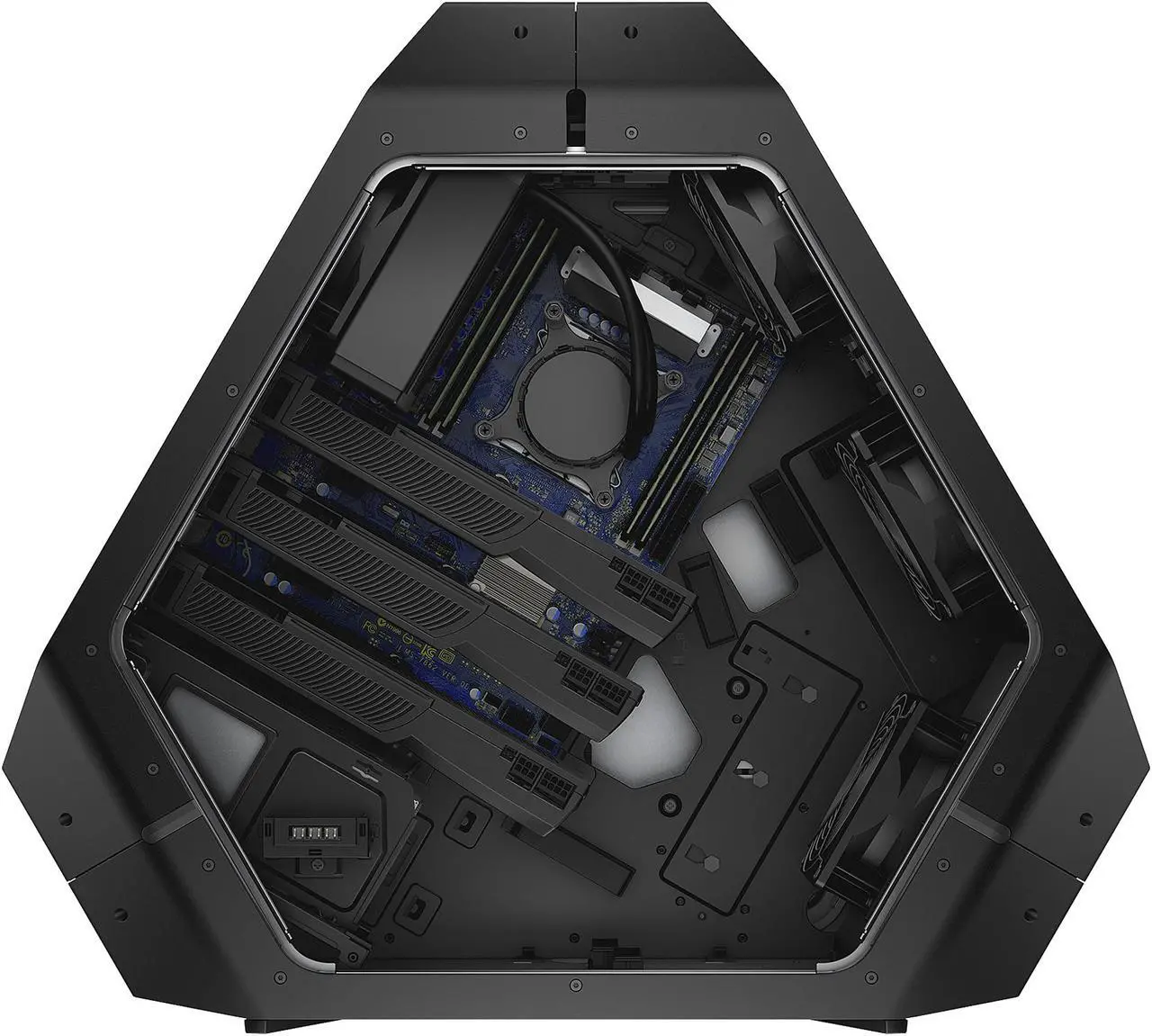 Alt view image 5 of 10 - Alienware Desktop PC Area-51 a51R2-13235SLV Intel Core i7-5930K 32GB DDR4 2TB HDD NVIDIA GeForce GTX Titan Z 12GB Windows 8.1 64-Bit