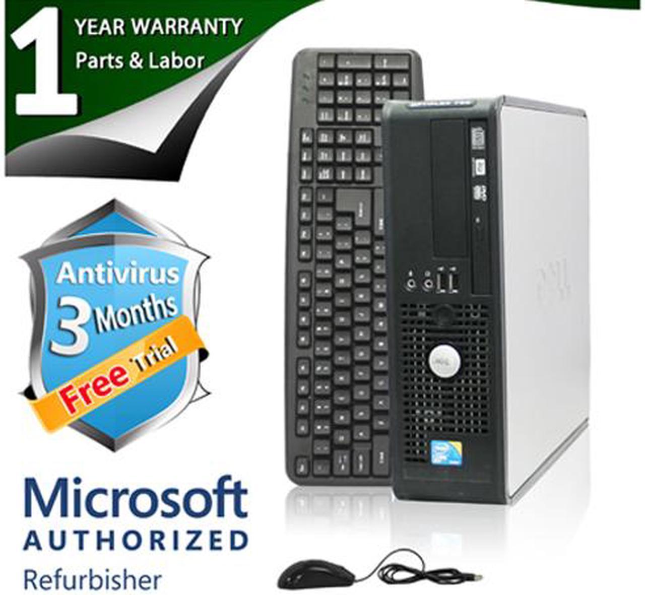 DELL Desktop Computer 780 Intel Core 2 Duo E8400 8GB DDR3 1TB HDD Intel GMA 4500 Windows 7 Professional 64-bit