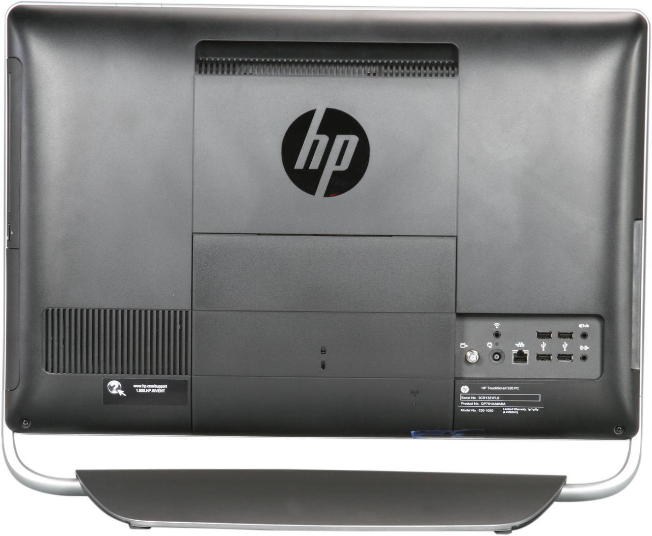 Alt view image 5 of 7 - HP All-in-One PC TouchSmart 520-1050 (QP791AA#ABA) Intel Core i5-2400S 6GB DDR3 1TB HDD 23" Touchscreen Windows 7 Home Premium 64-Bit