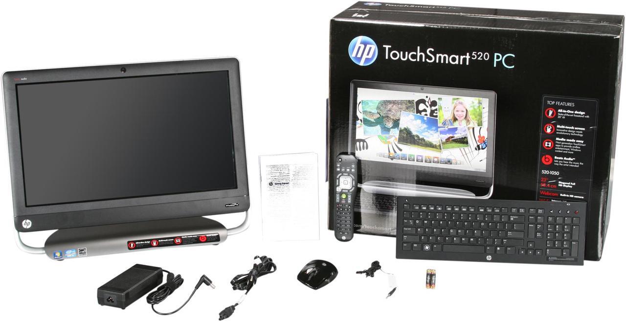 Alt view image 7 of 7 - HP All-in-One PC TouchSmart 520-1050 (QP791AA#ABA) Intel Core i5-2400S 6GB DDR3 1TB HDD 23" Touchscreen Windows 7 Home Premium 64-Bit