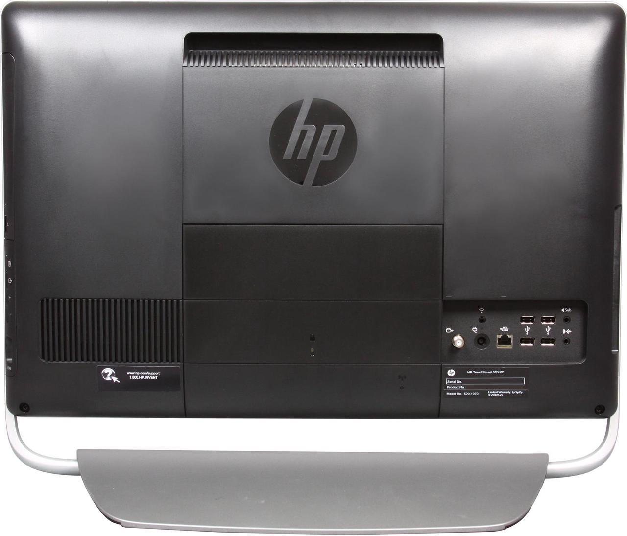 Alt view image 5 of 9 - HP All-in-One PC TouchSmart 520-1070 (QP792AA#ABA) Intel Core i7-2600S 8GB DDR3 2TB HDD AMD Radeon HD 6450A graphics card with 1GB GDDR3 Windows 7 Home Premium 64-Bit