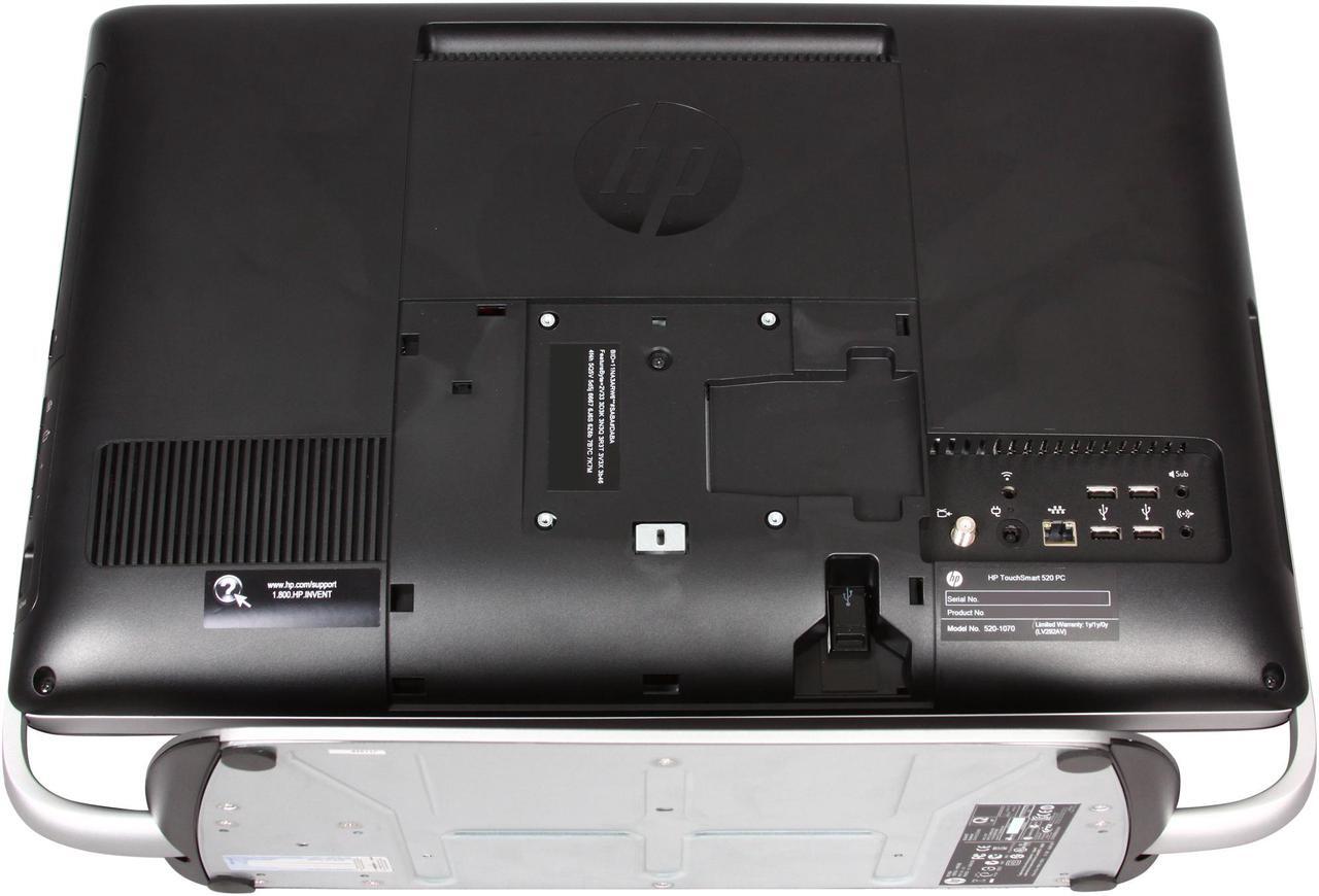 Alt view image 7 of 9 - HP All-in-One PC TouchSmart 520-1070 (QP792AA#ABA) Intel Core i7-2600S 8GB DDR3 2TB HDD AMD Radeon HD 6450A graphics card with 1GB GDDR3 Windows 7 Home Premium 64-Bit