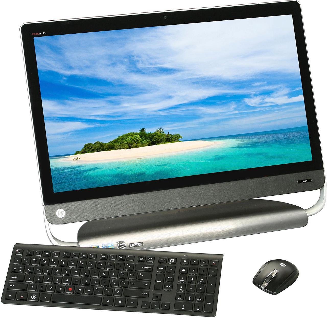 Main image of HP All-in-One PC Omni 27-1054 (QW801AA#ABA) Intel Core i5-2400S 6GB DDR3 1TB HDD 27" Windows 7 Home Premium 64-Bit