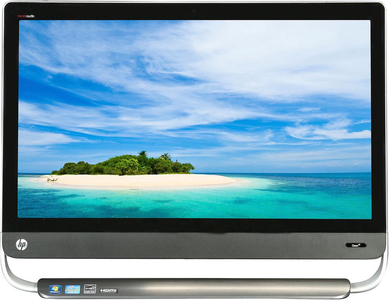 Alt view image 2 of 7 - HP All-in-One PC Omni 27-1054 (QW801AA#ABA) Intel Core i5-2400S 6GB DDR3 1TB HDD 27" Windows 7 Home Premium 64-Bit