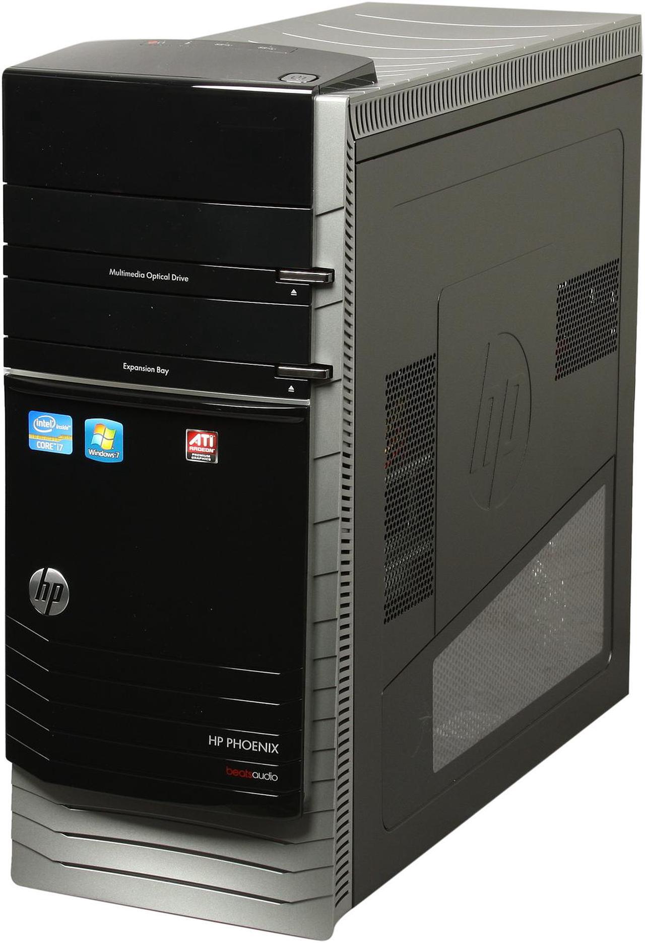 Alt view image 3 of 10 - HP Desktop PC Pavilion HPE Phoenix h9-1180 (QW792AA#ABA) Intel Core i7-3770 12GB DDR3 2TB HDD AMD Radeon HD 7770 2GB GDDR5 Windows 7 Home Premium 64-Bit