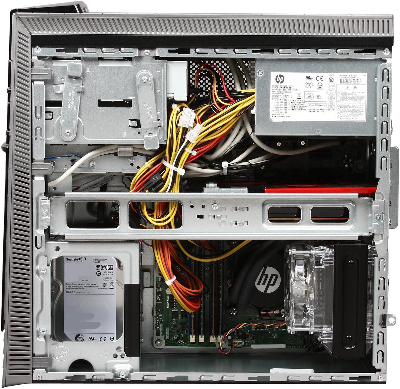 Alt view image 6 of 10 - HP Desktop PC Pavilion HPE Phoenix h9-1180 (QW792AA#ABA) Intel Core i7-3770 12GB DDR3 2TB HDD AMD Radeon HD 7770 2GB GDDR5 Windows 7 Home Premium 64-Bit