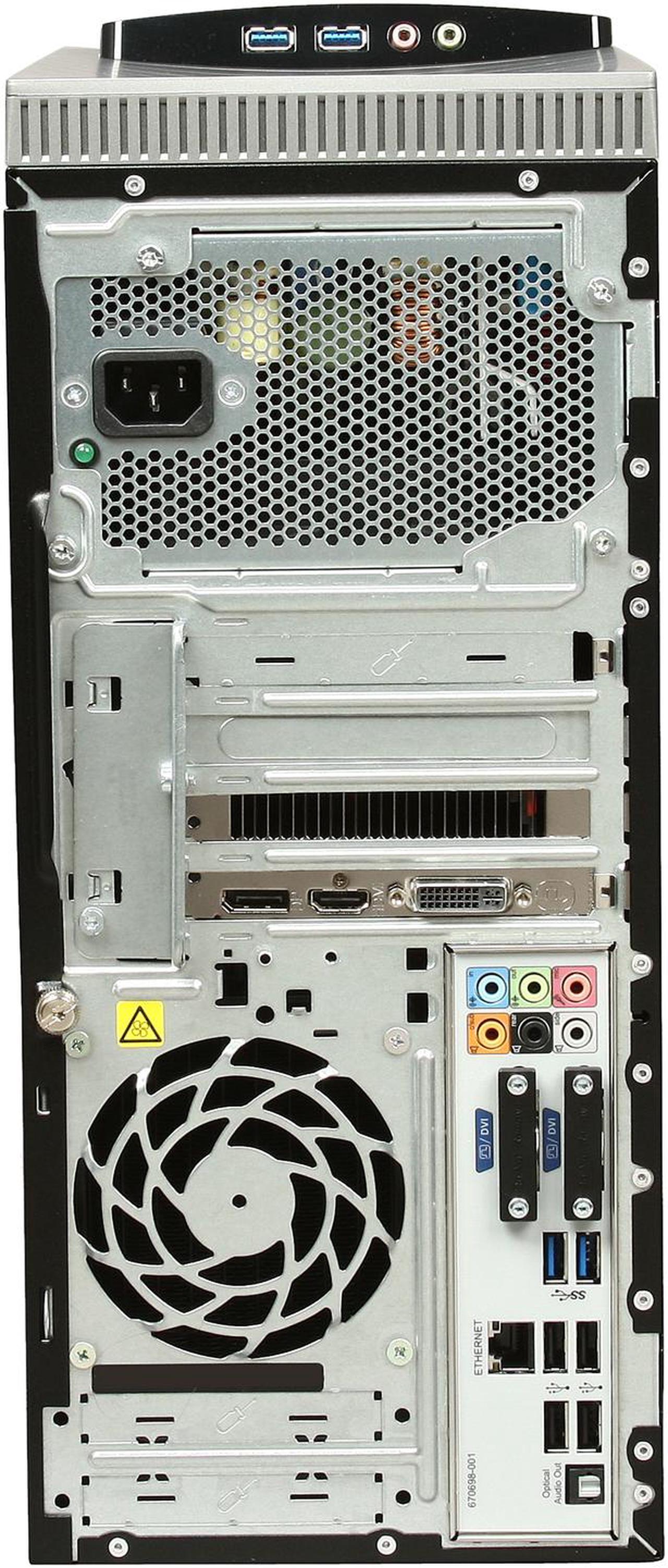 Alt view image 9 of 10 - HP Desktop PC Pavilion HPE Phoenix h9-1180 (QW792AA#ABA) Intel Core i7-3770 12GB DDR3 2TB HDD AMD Radeon HD 7770 2GB GDDR5 Windows 7 Home Premium 64-Bit
