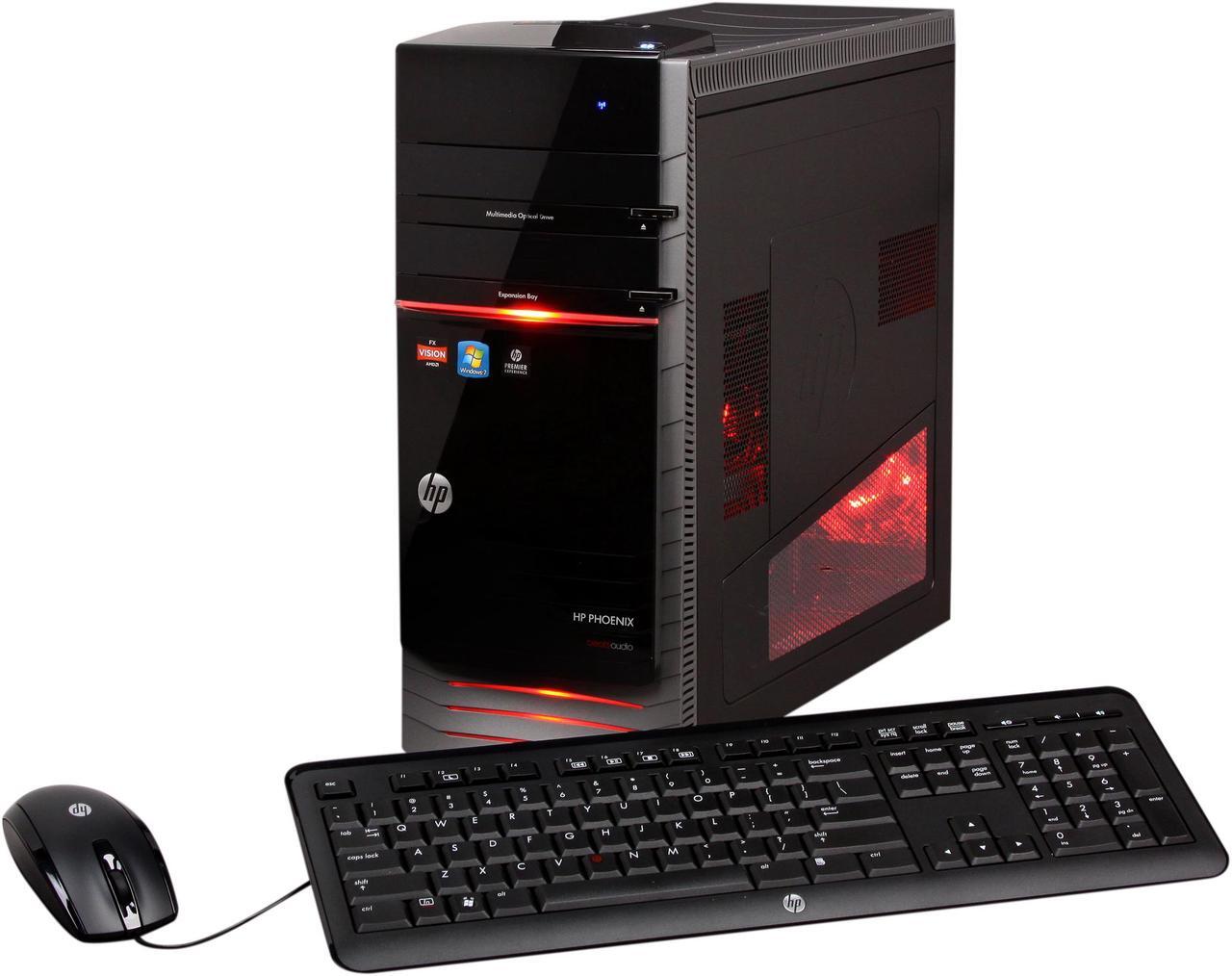 Main image of HP Desktop PC Pavilion HPE Phoenix HPE h9-1130 (QW789AA#ABA) AMD FX-Series FX-8120 8GB DDR3 2TB HDD AMD Radeon HD 7670 1GB GDDR5 Windows 7 Home Premium 64-Bit