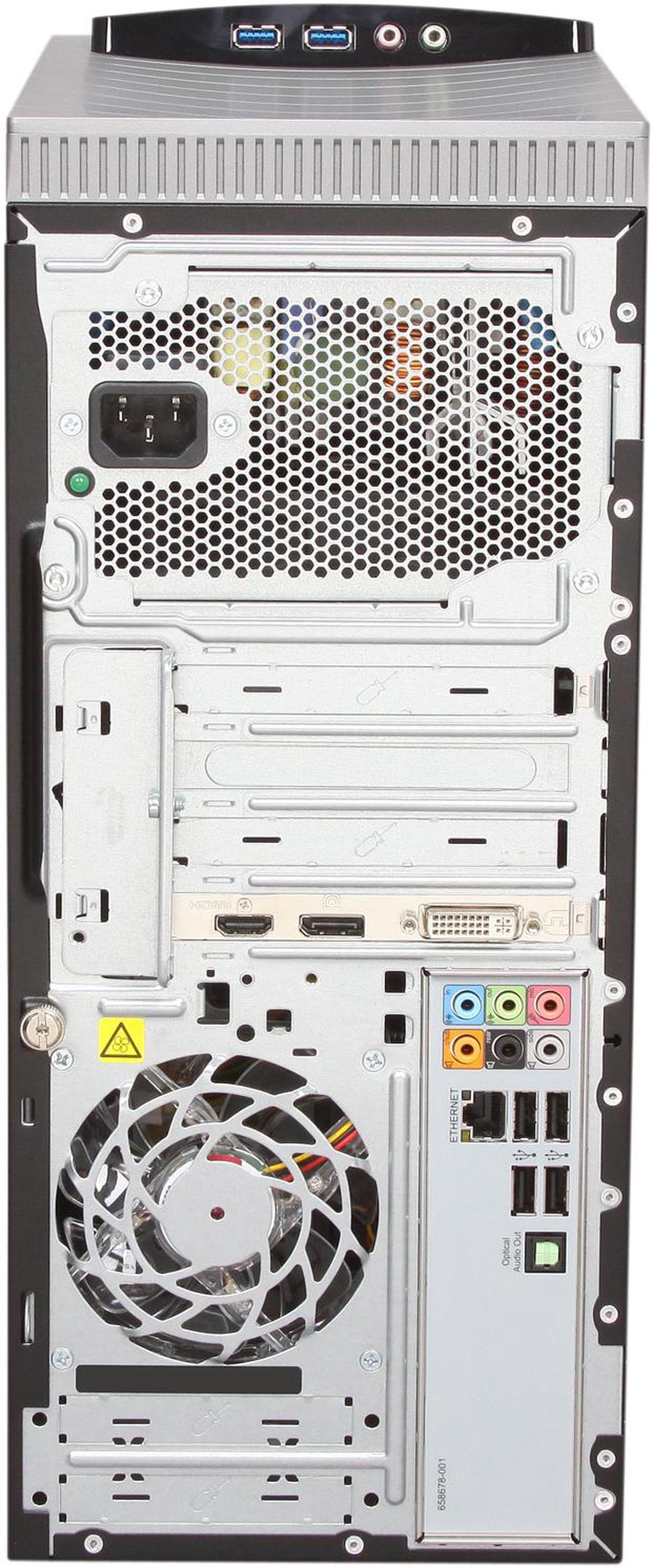 Alt view image 9 of 10 - HP Desktop PC Pavilion HPE Phoenix HPE h9-1130 (QW789AA#ABA) AMD FX-Series FX-8120 8GB DDR3 2TB HDD AMD Radeon HD 7670 1GB GDDR5 Windows 7 Home Premium 64-Bit