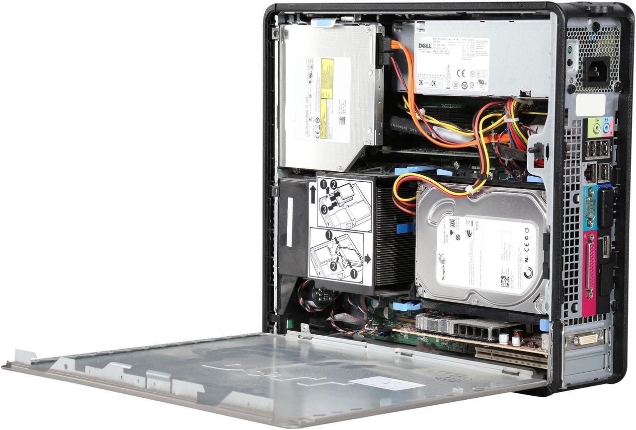 Alt view image 5 of 10 - Dell Optiplex 780 Desktop PC with Intel Core 2 Quad 2.66GHz, 2GB RAM, 250GB HDD, Windows 7 Professional 64 Bit