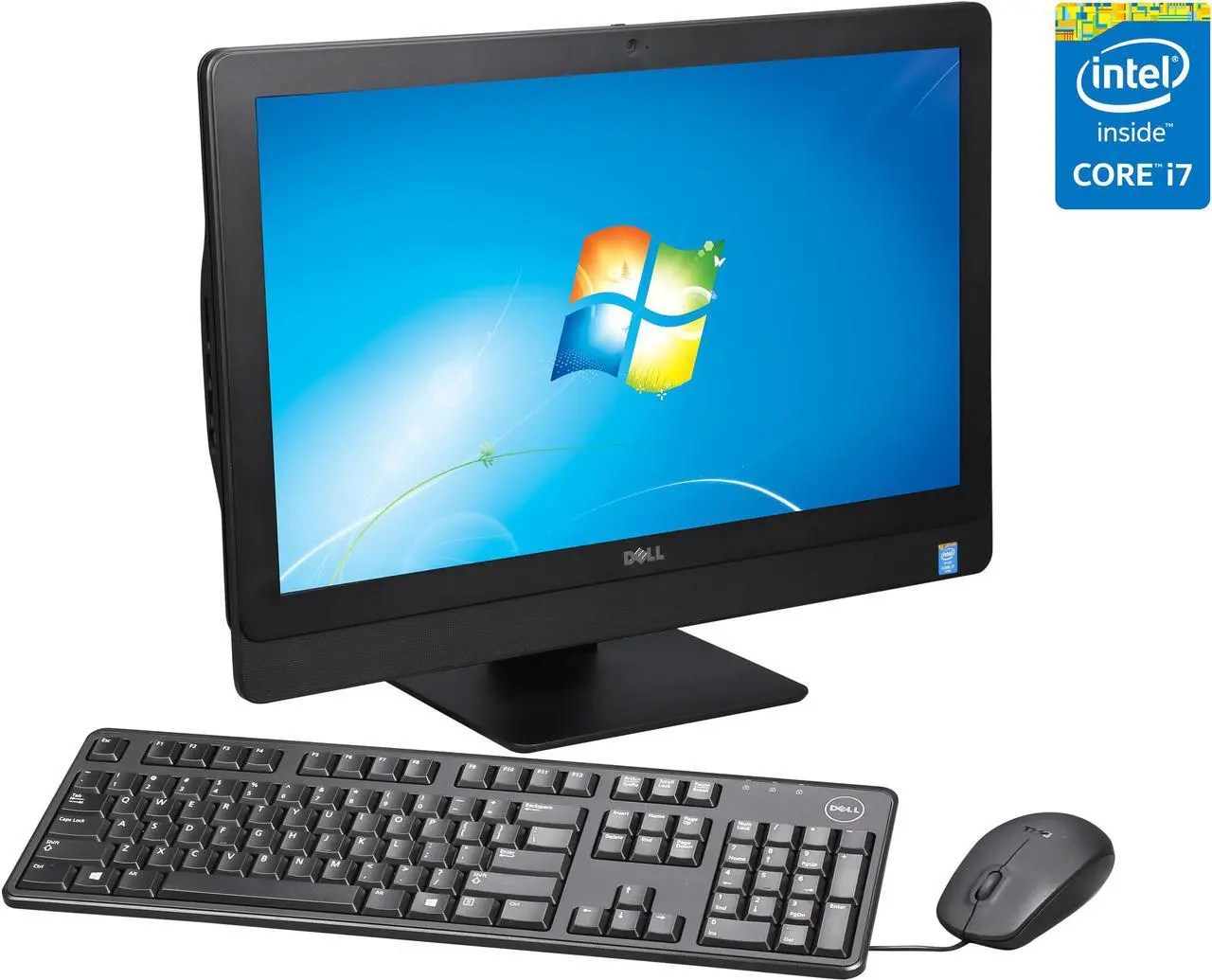 Main image of DELL All-in-One Computer OptiPlex 9030 Intel Core i7-4790S 8GB DDR3 500GB HDD 23" Windows 7 Professional 64-Bit