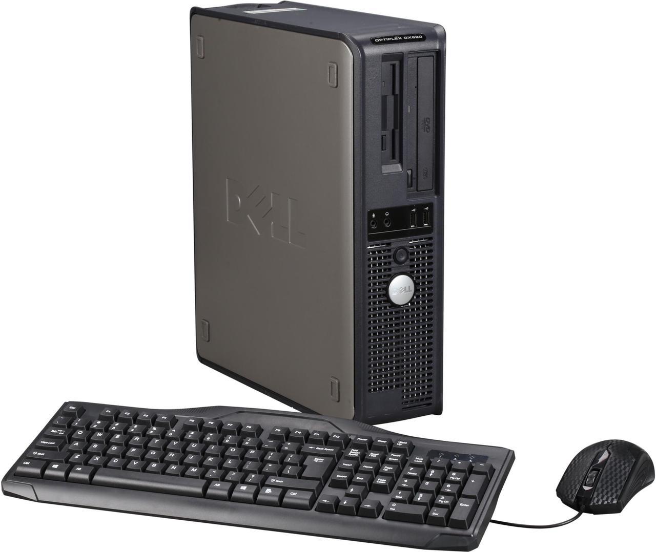 DELL Desktop Computer OptiPlex GX620 Pentium D 2.8GHz 2GB DDR2 160GB HDD Windows 7 Home Premium (Microsoft Authorized Refurbish)