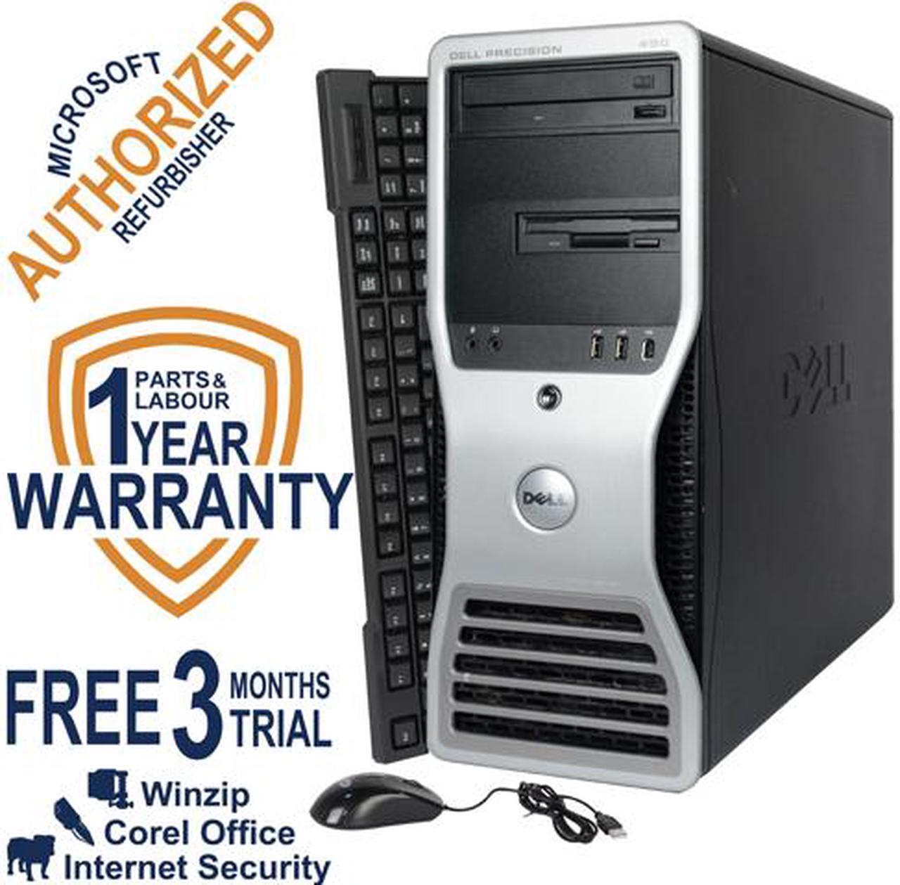 Main image of DELL Desktop Computer Precision 490 Intel Xeon 5110 4GB DDR2 160GB HDD NVIDIA NVS 285 Windows 7 Professional 64-bit