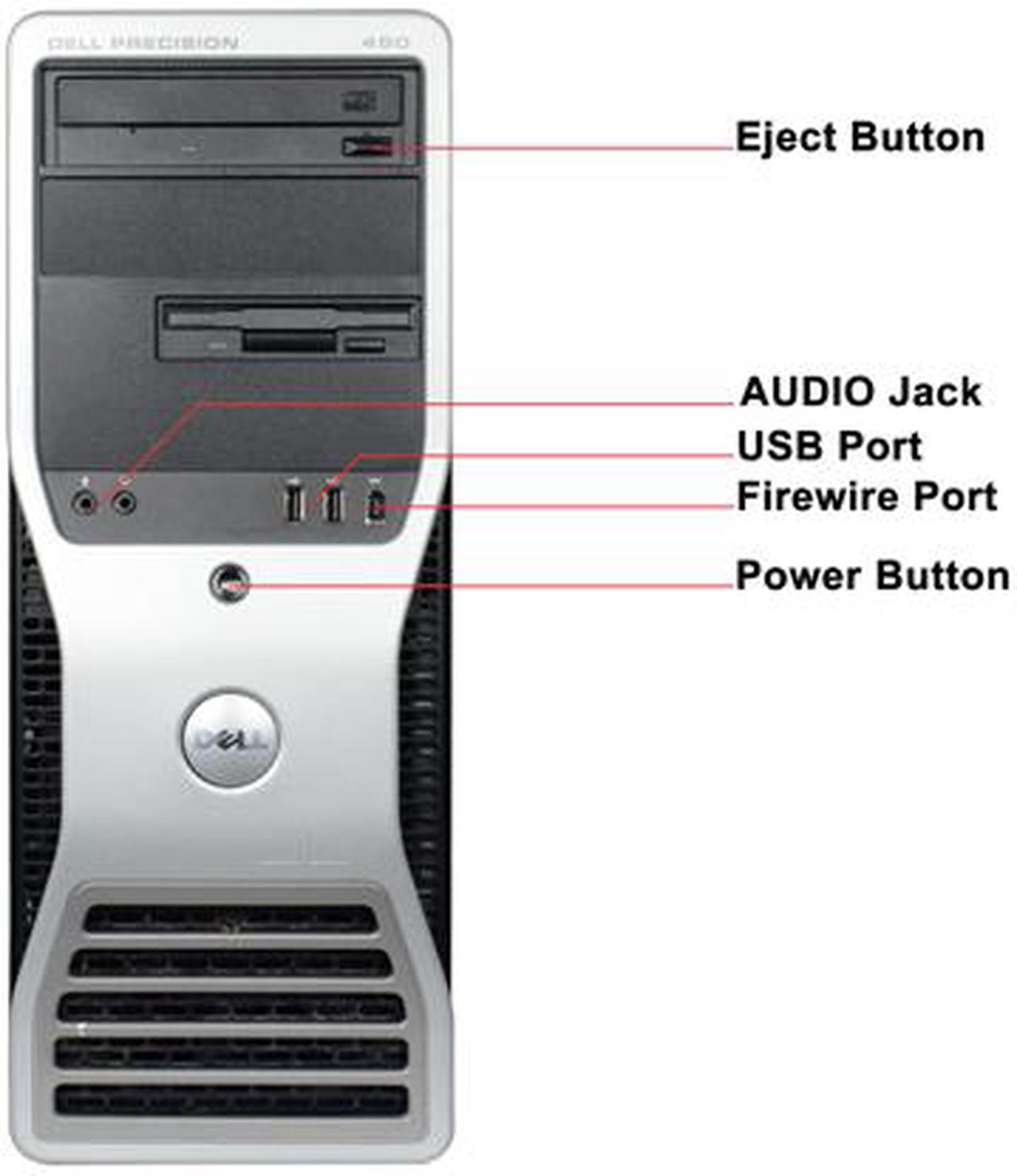 Alt view image 3 of 4 - DELL Desktop Computer Precision 490 Intel Xeon 5110 4GB DDR2 160GB HDD NVIDIA NVS 285 Windows 7 Professional 64-bit