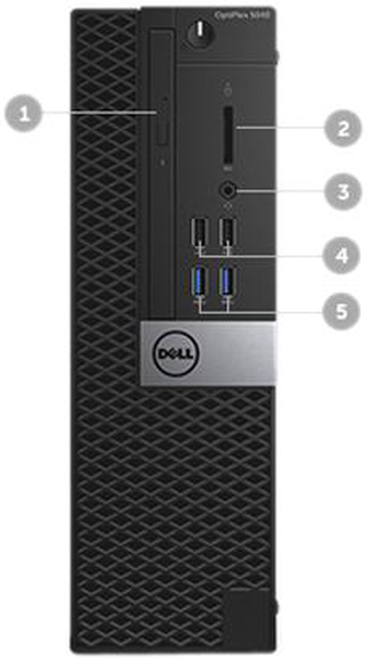Alt view image 2 of 3 - DELL Desktop Computer OptiPlex 7040 (VV17X) Intel Core i5-6500 8GB DDR4 500GB HDD Intel HD Graphics 530 Windows 7 Professional (Includes Windows 10 Pro License)