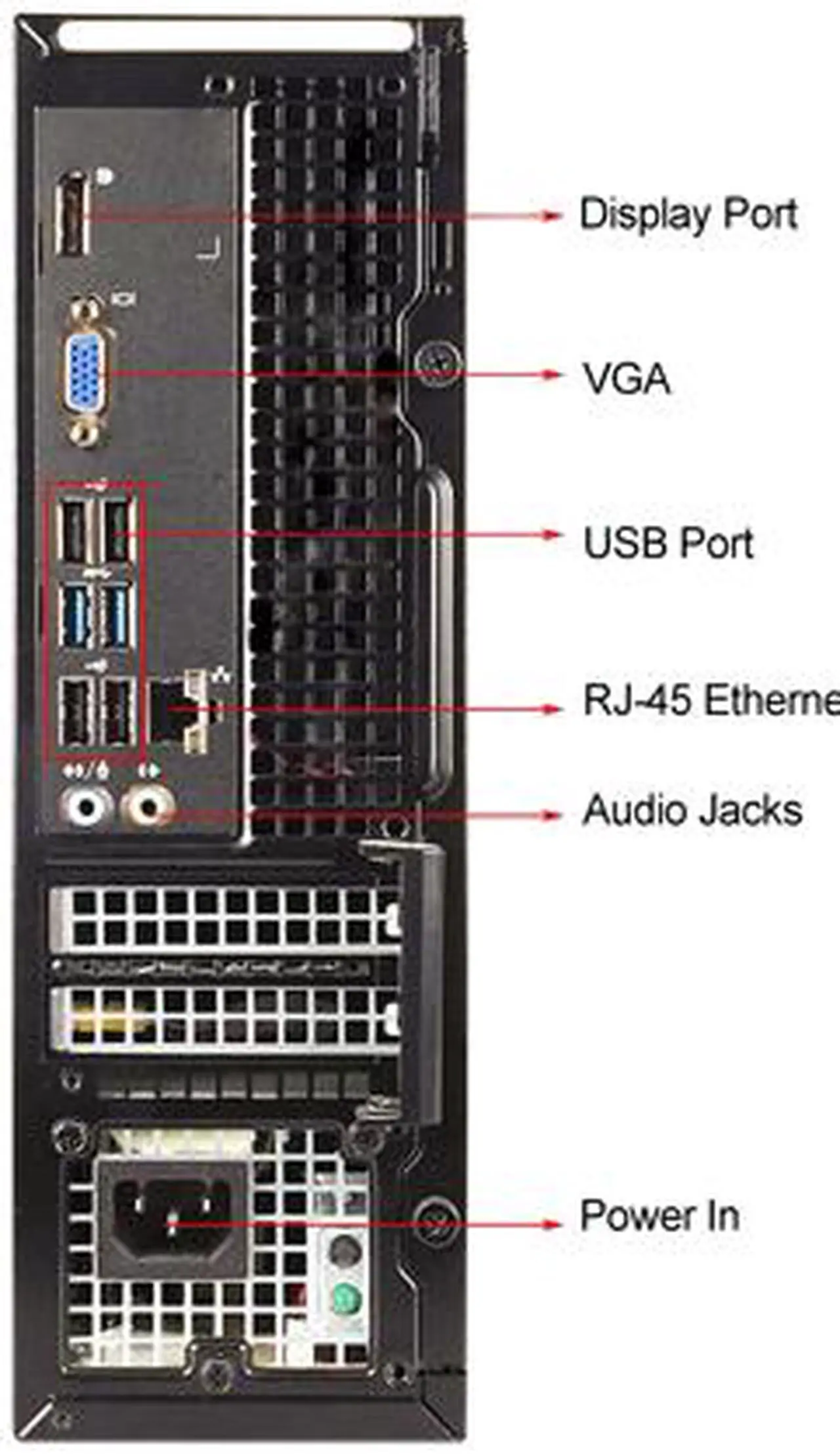 Alt view image 4 of 4 - DELL Desktop Computer OptiPlex 3020 Intel Core i5-4570 16GB DDR3 1TB HDD Intel HD Graphics 4600 Windows 10 Pro