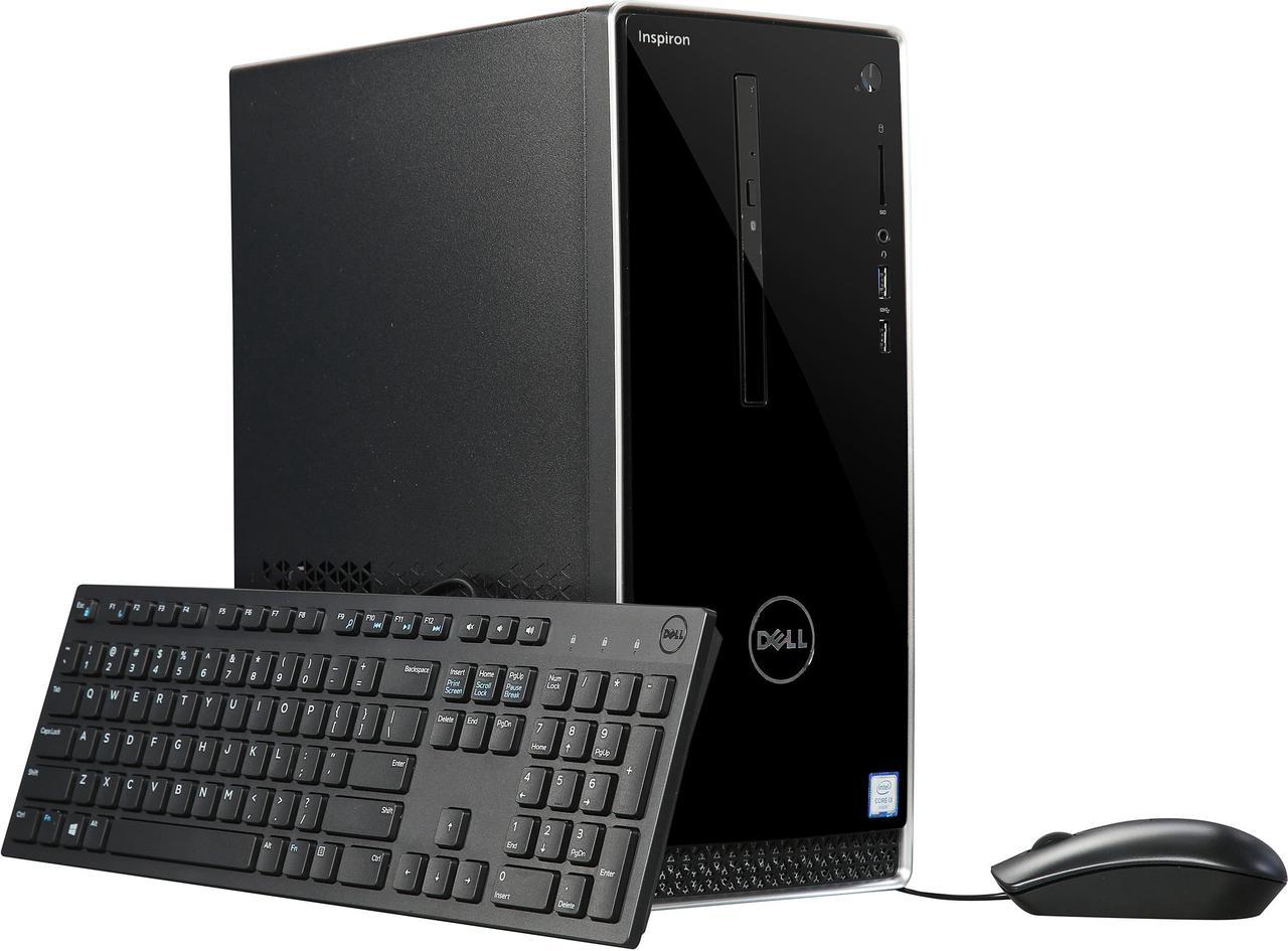 DELL Desktop Computer Inspiron 3650 i3650-1551SLV Intel Core i3-6100 8 GB DDR3L 1TB HDD Intel HD Graphics 530 Windows 10 Home 64-Bit