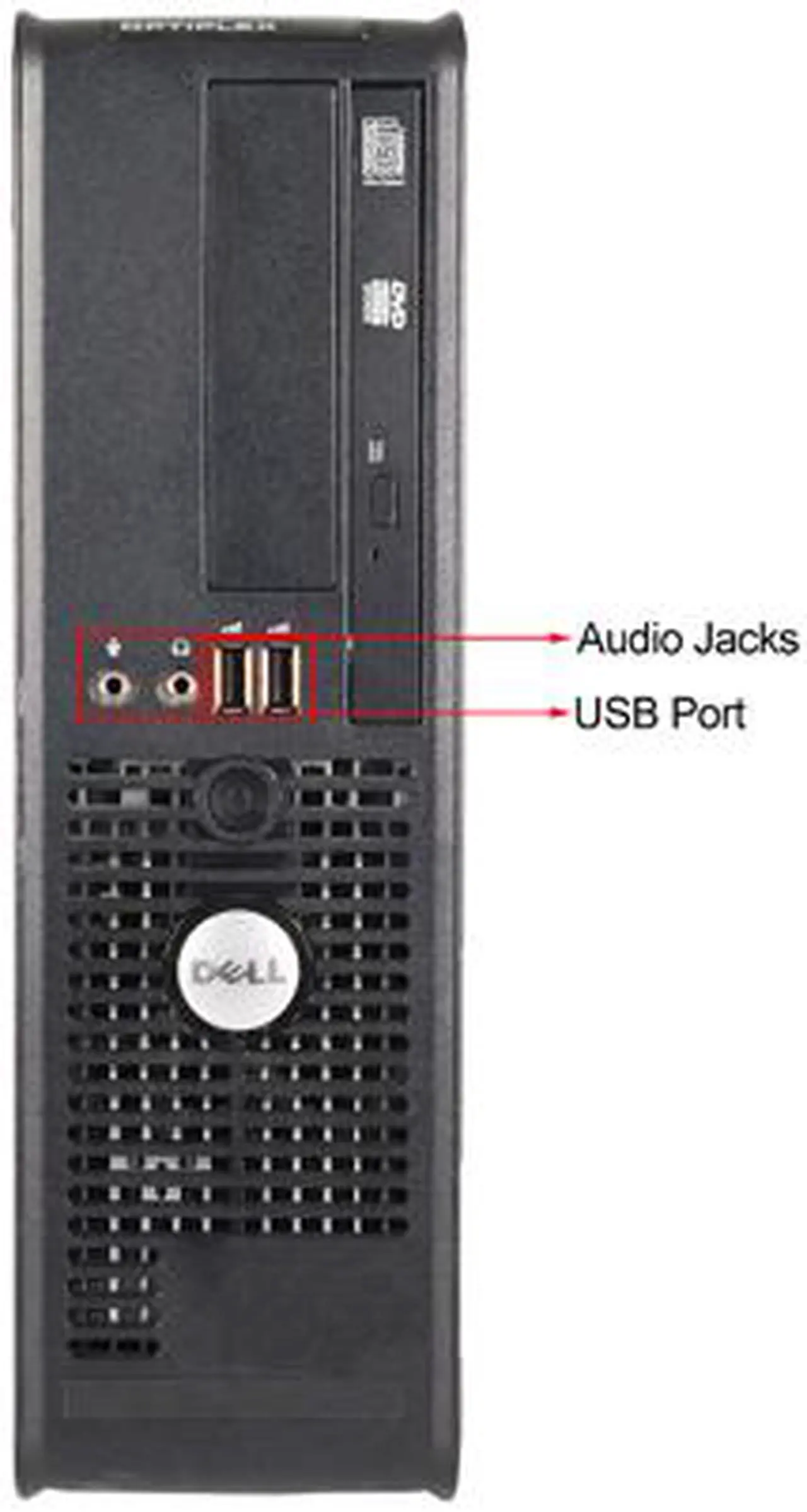 Alt view image 3 of 4 - DELL Desktop Computer OptiPlex GX760 Intel Core 2 Duo E8400 4GB DDR2 320GB HDD Intel HD Graphics Windows 10 Home Multi-Language, English / Spanish