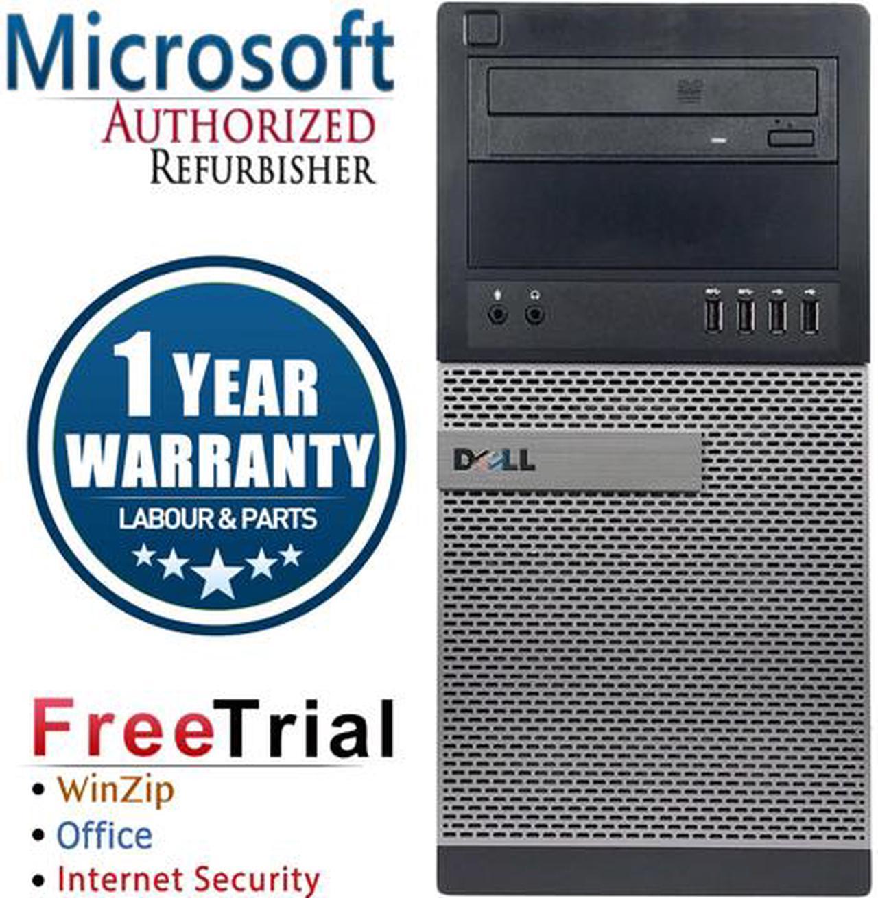 DELL Desktop Computer OptiPlex 9020-Tower Intel Core i5-4570 16GB DDR3 2TB HDD Intel HD Graphics 4600 Windows 10 Pro Multi-language, English / French