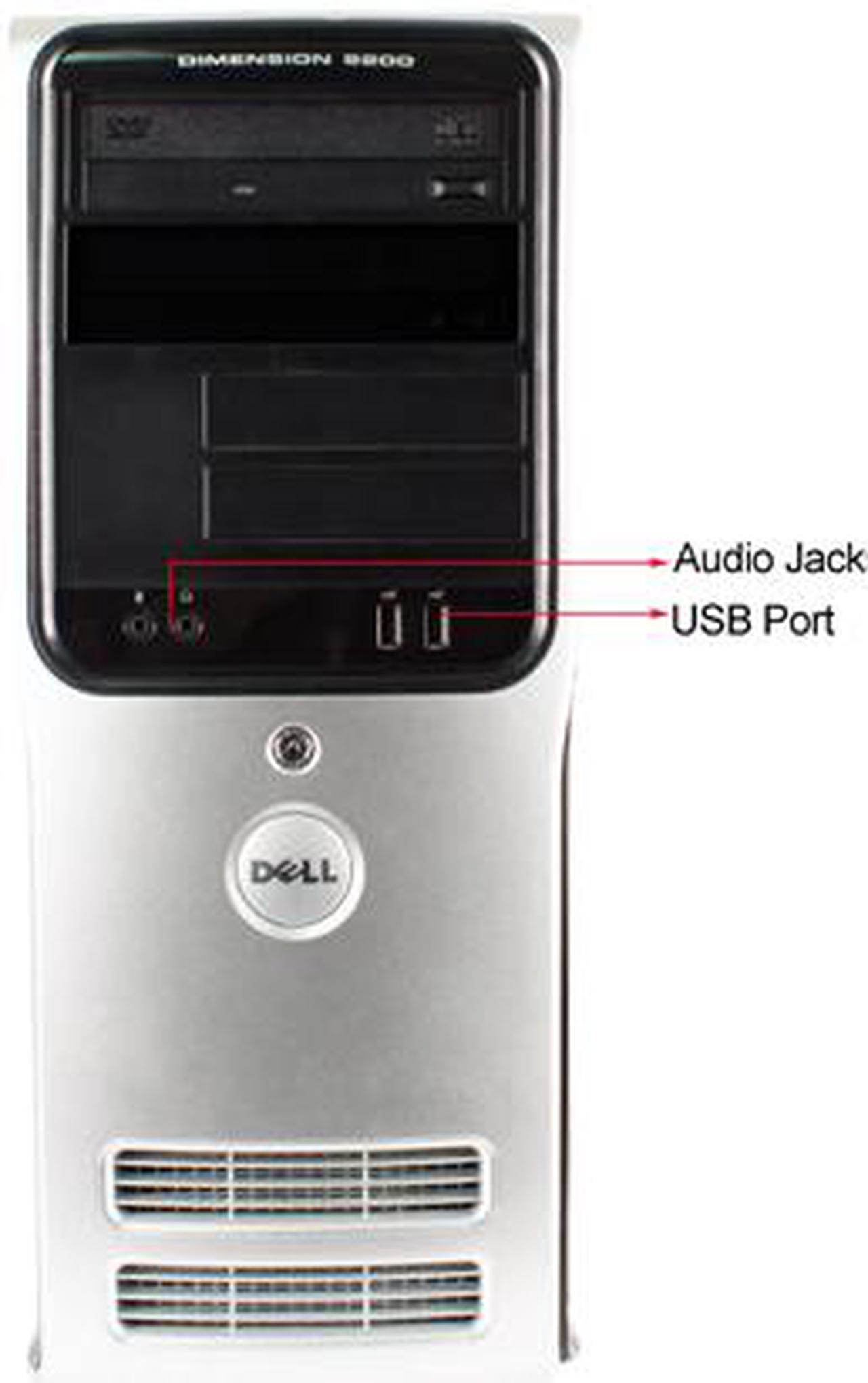 Alt view image 3 of 4 - DELL Desktop Computer Dimension Dimension 9200-Tower Intel Core 2 Duo E6600 4GB DDR2 160GB HDD NVIDIA NVS 285 Windows 10 Pro Multi-Language, English / Spanish