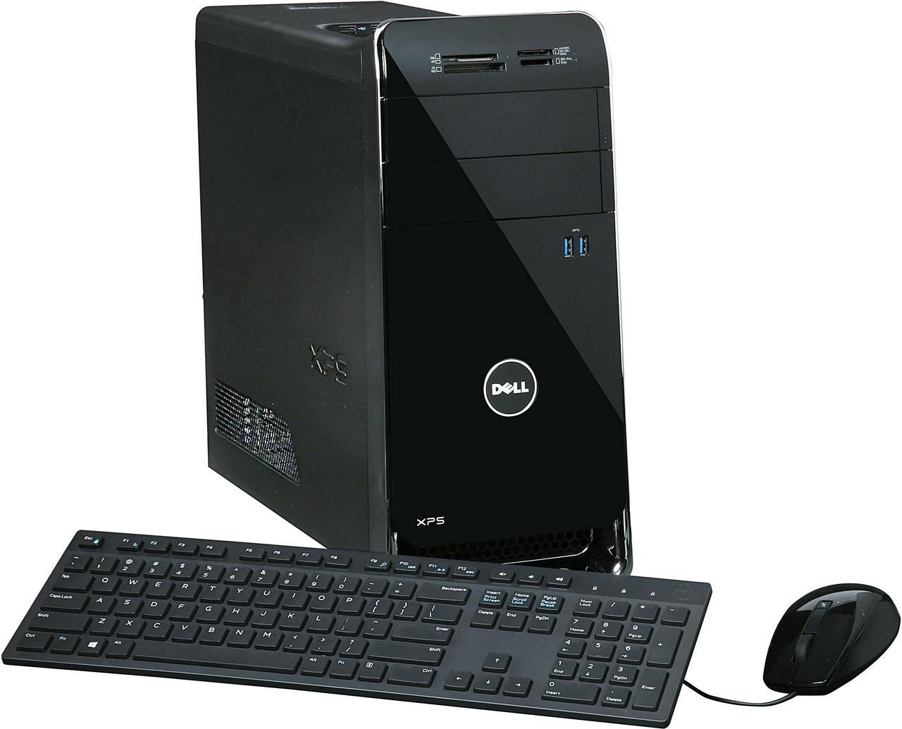 Main image of DELL Desktop Computer XPS 8900 X8900-1444BLK Intel Core i7 6700 (3.4 GHz) 8 GB DDR4 1 TB HDD NVIDIA GeForce GT 730 2 GB GDDR3 Windows 10 Home 64-Bit