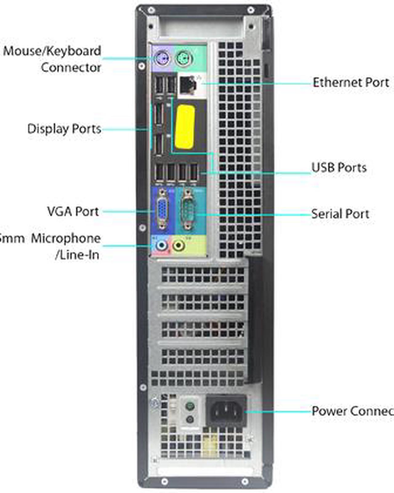 Alt view image 3 of 3 - DELL 7010 Desktop Computer Intel Core i5 3rd Gen 3470 (3.20 GHz) 16 GB 2 TB HDD Windows 10 Pro 64-Bit