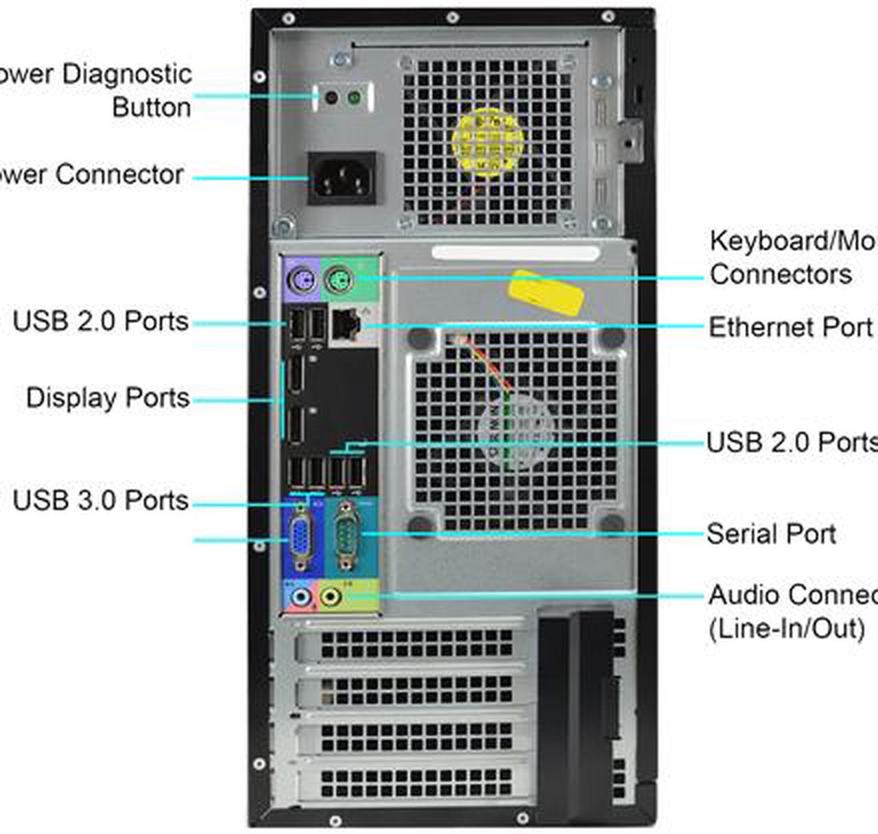 Alt view image 3 of 3 - DELL 9010 Desktop Computer Intel Core i7 3rd Gen 3770 (3.40 GHz) 16 GB 2 TB HDD Intel HD Graphics Windows 10 Pro 64-Bit A Grade