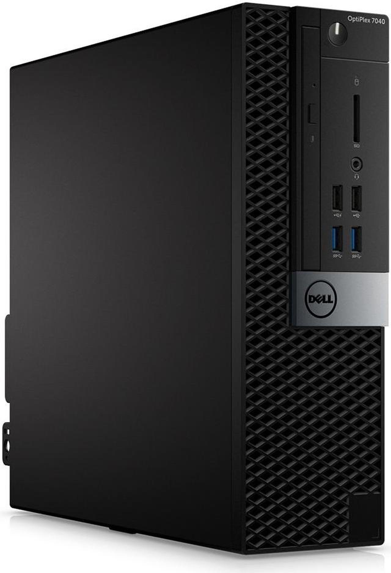 Dell Optiplex 7040 Intel Core i5-6500 X4 3.2GHz 16GB 256GB SSD Win10,Black(Certified Refurbished)