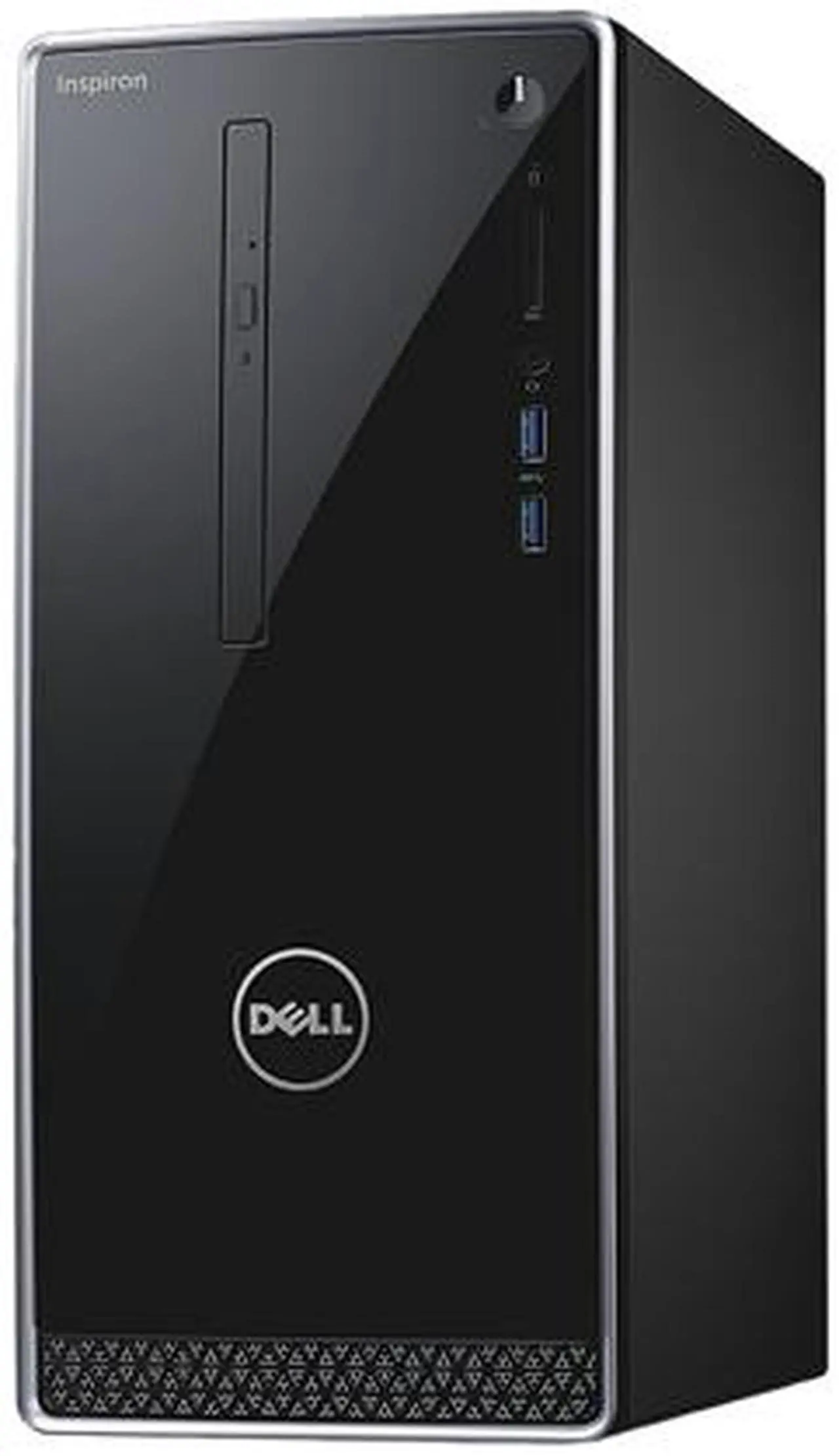 Alt view image 3 of 6 - DELL Desktop Computer Inspiron 3668 i3668-3106BLK Intel Core i3-7100 8GB DDR4 1TB HDD Intel HD Graphics 630 Windows 10 Home 64-Bit