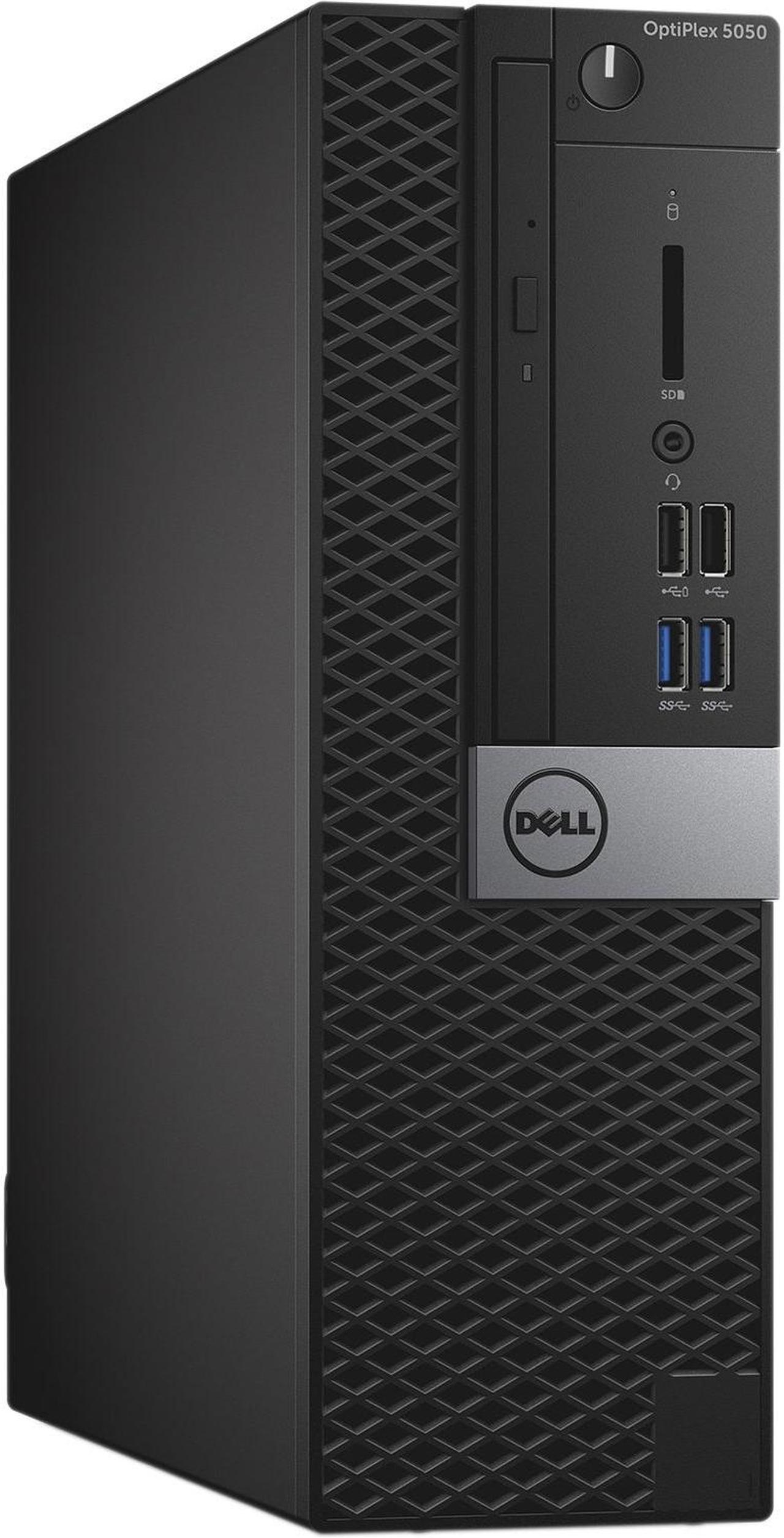 Main image of Dell Optiplex 5050 Intel Core i7-7700 X4 3.6GHz 16GB 256GB SSD Win10, Black (Certified Refurbished)