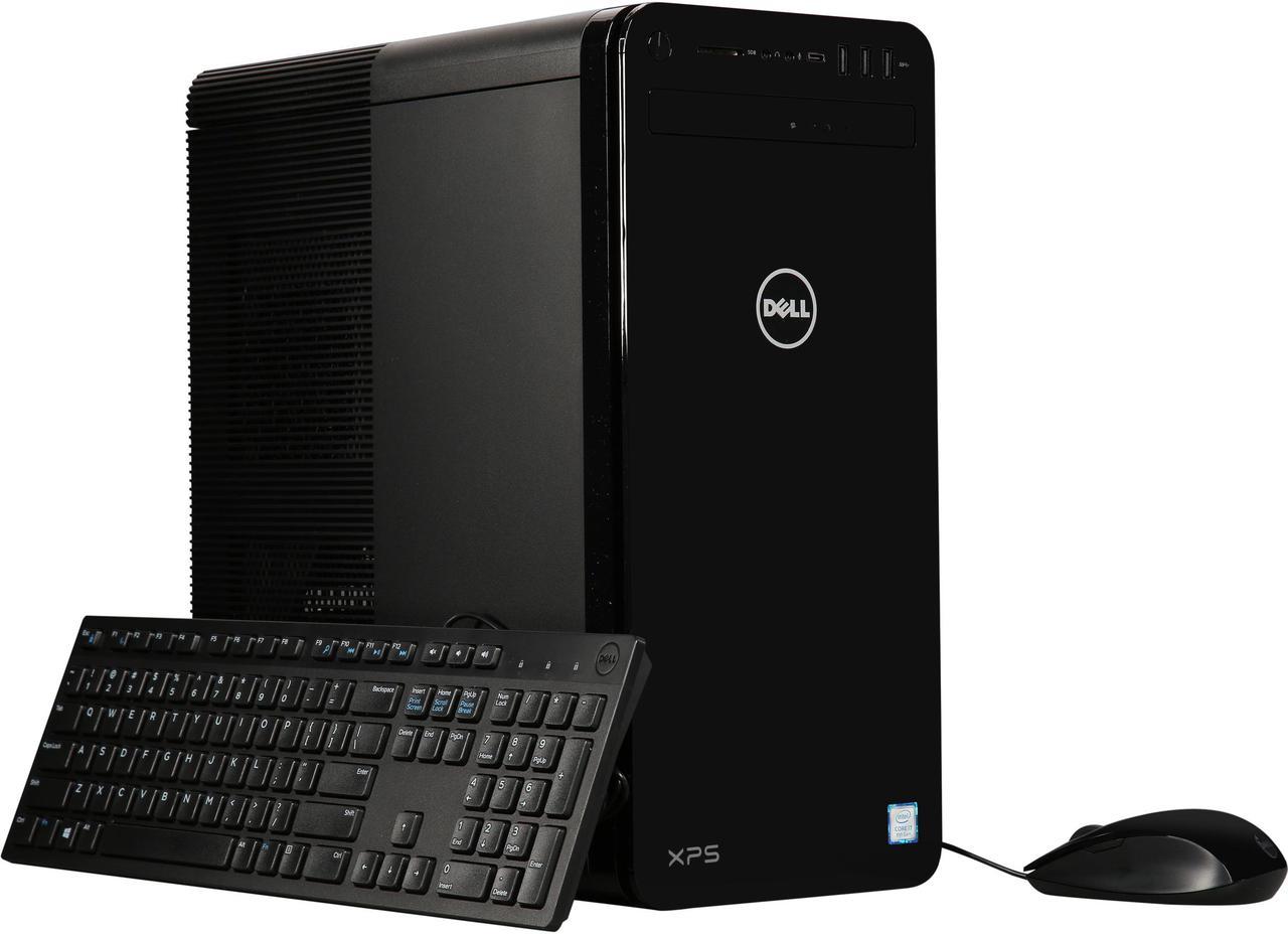 DELL Desktop Computer XPS 8930 XPS8930-7194BLK Intel Core i7-8700 8GB DDR4 1TB HDD NVIDIA GeForce GT 1030 Windows 10 Home 64-bit