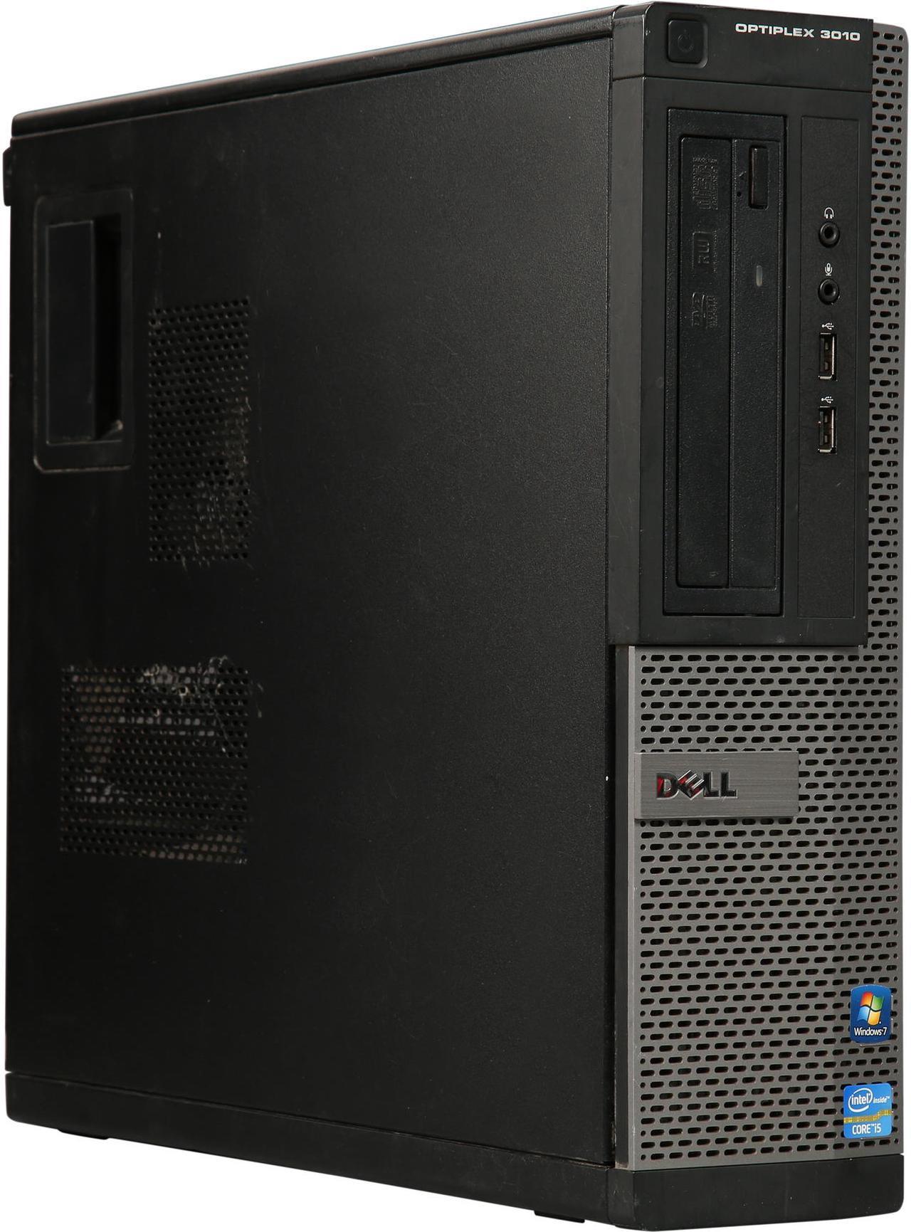 DELL Grade A Desktop Computer 3010 Intel Core i5-3470 8GB DDR3 500GB HDD Intel HD Graphics Windows 7 Professional 64-Bit