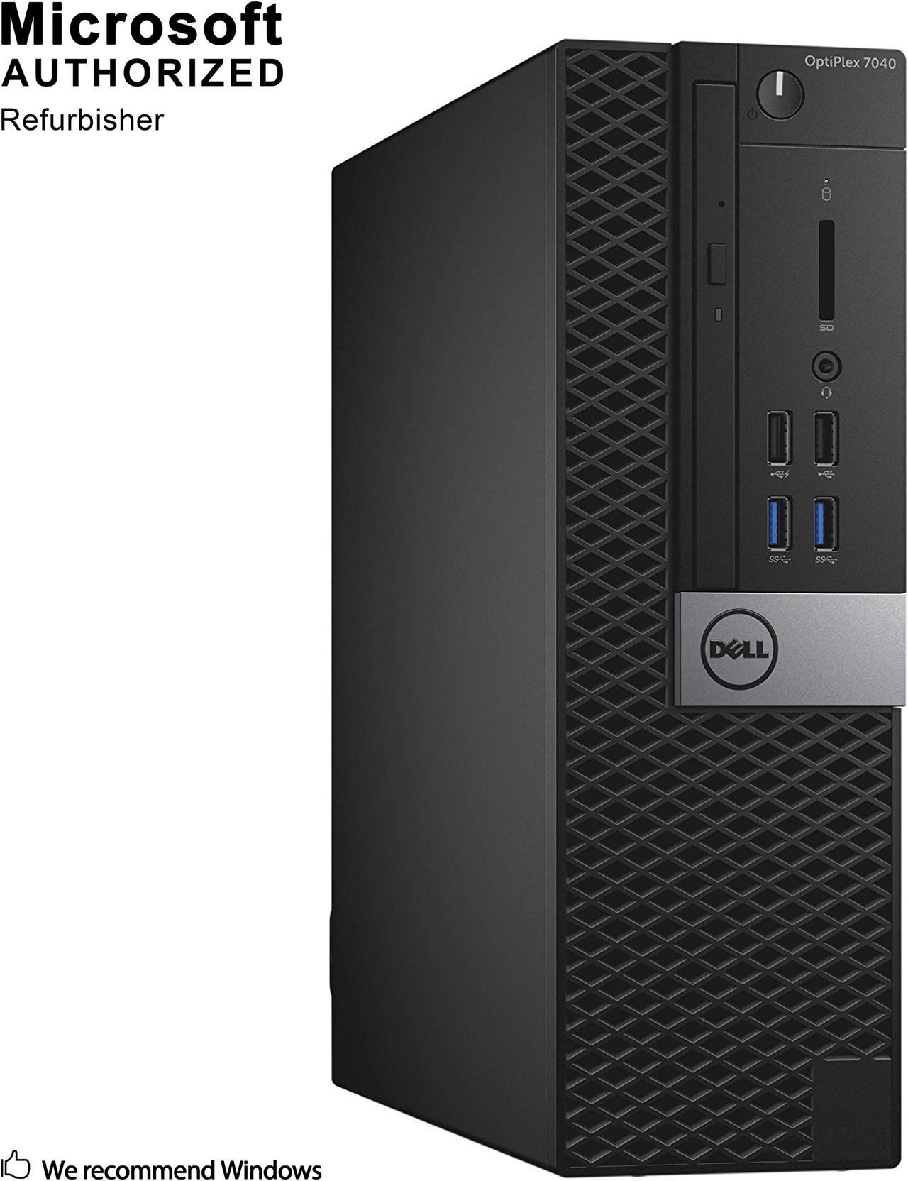 Refurbished Dell OptiPlex 7040 Small Form Factor Intel Core i5 6500 3.20 GHz / 8 GB DDR4 / 360 GB SSD / DVD / WIFI / HDMI / Bluetooth 4.0 / DP / Windows 10 Professional 64 Bits / 1 Year Warranty