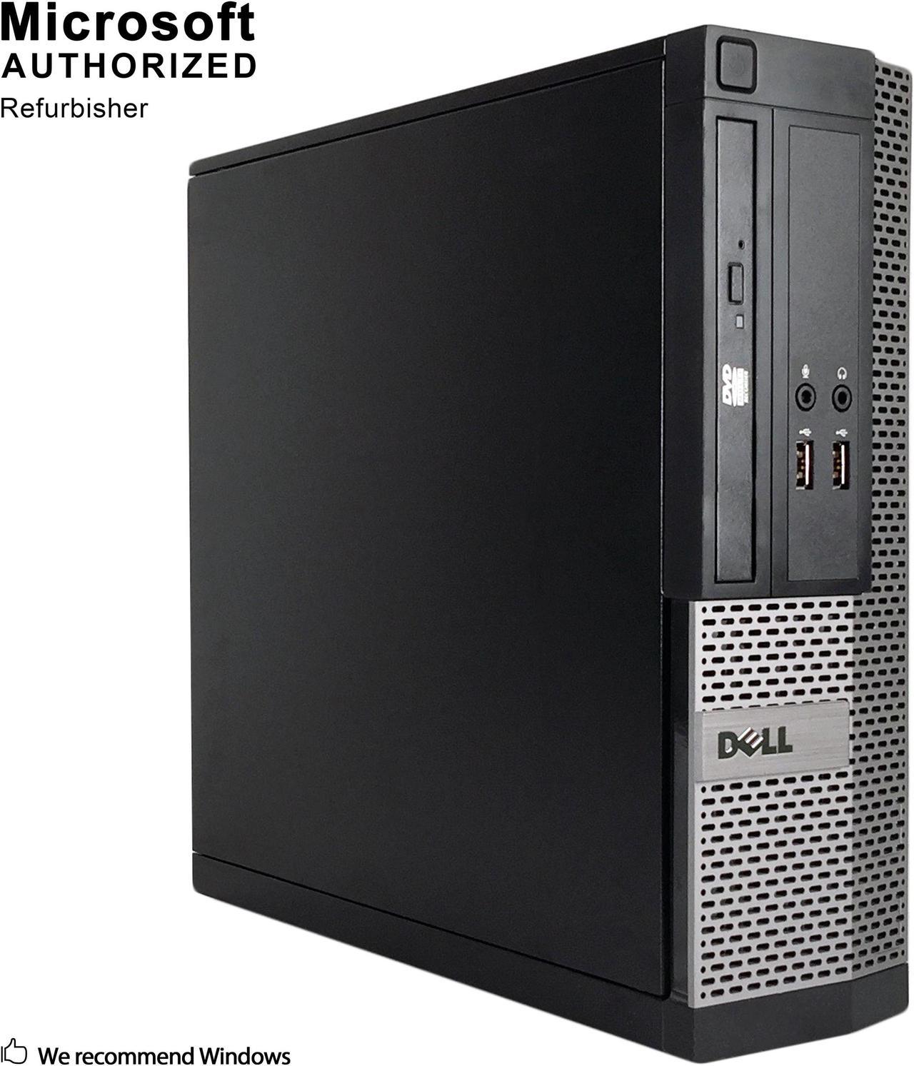 Refurbished Dell OptiPlex 390 Small Form Factor Intel Core i5 2400 3.10 GHz / 8 GB DDR3 / 500 GB HDD / DVD / USB WIFI / USB BT 4.0 / HDMI / VGA / Windows 10 Pro 64-bit