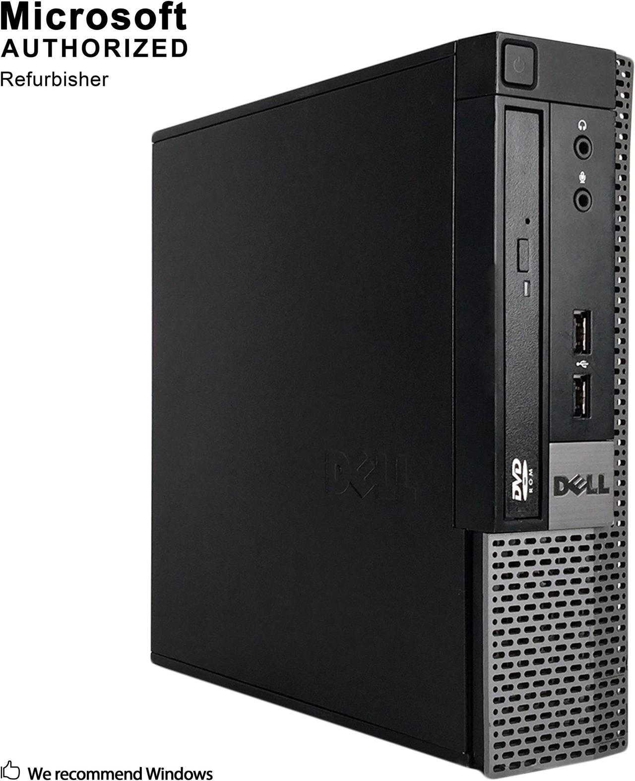 Refurbished Dell OptiPlex 7010 Ultra Small Form Factor Intel Core i5 3470S 2.90 GHz / 8 GB DDR3 / 120GB SSD / DVD / USB WIFI / USB BT 4.0 / HDMI / DP / VGA / Windows 10 Professional 64 Bit / 1 Year Warranty