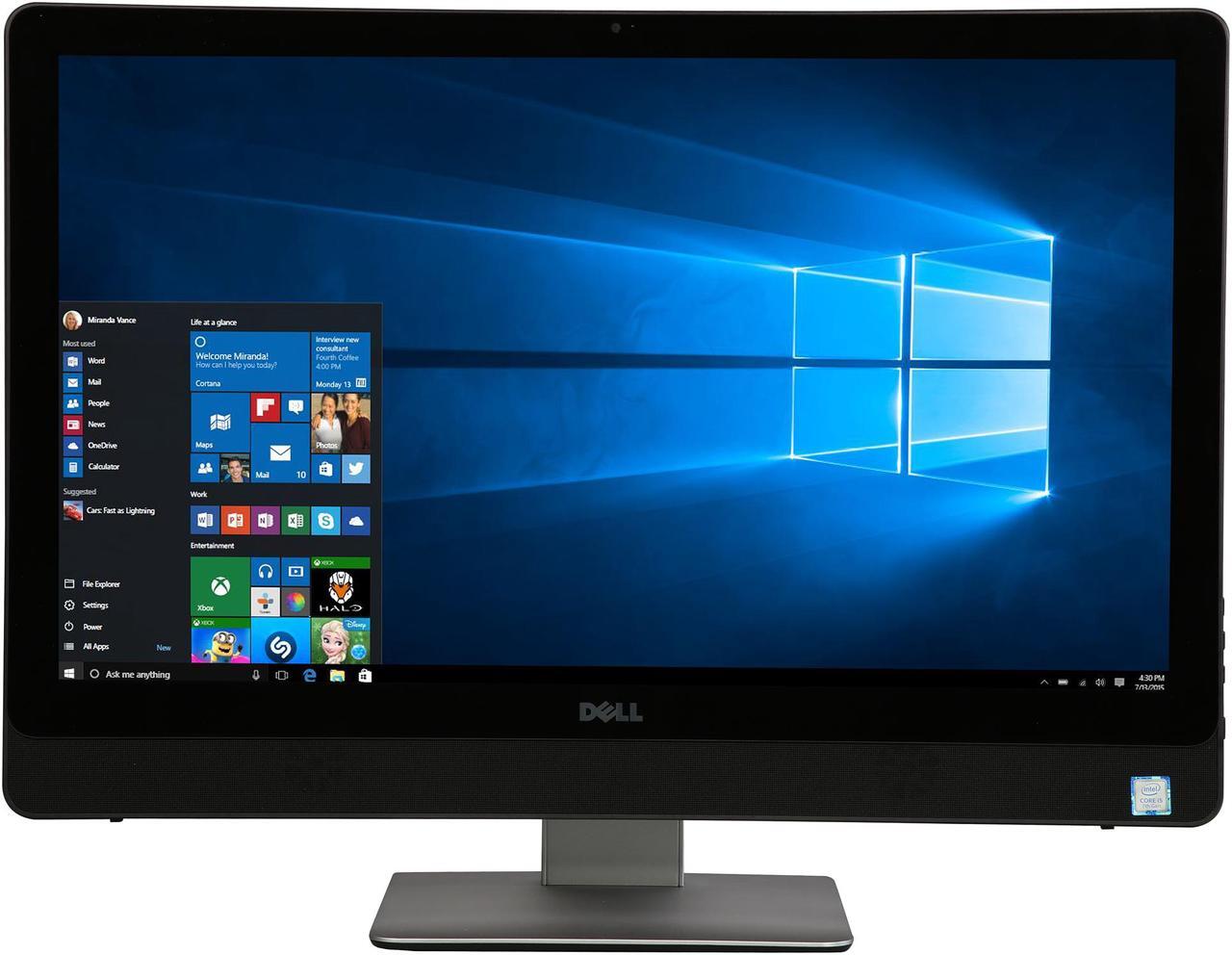 Alt view image 2 of 7 - DELL All-in-One Computer Inspiron 3464 i3464-5007BLK-PUS Intel Core i5-7200U 8GB DDR4 1TB HDD 23.8" Touchscreen Windows 10 Home 64-Bit