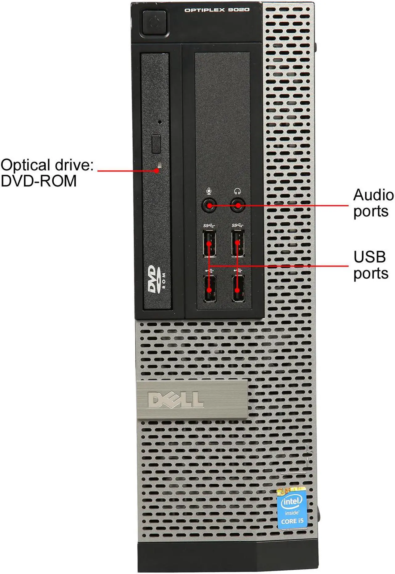 Alt view image 2 of 9 - DELL Grade A Desktop Computer OptiPlex 9020 Intel Core i5-4570 8GB DDR3 500GB HDD Intel HD Graphics 4600 Windows 10 Pro