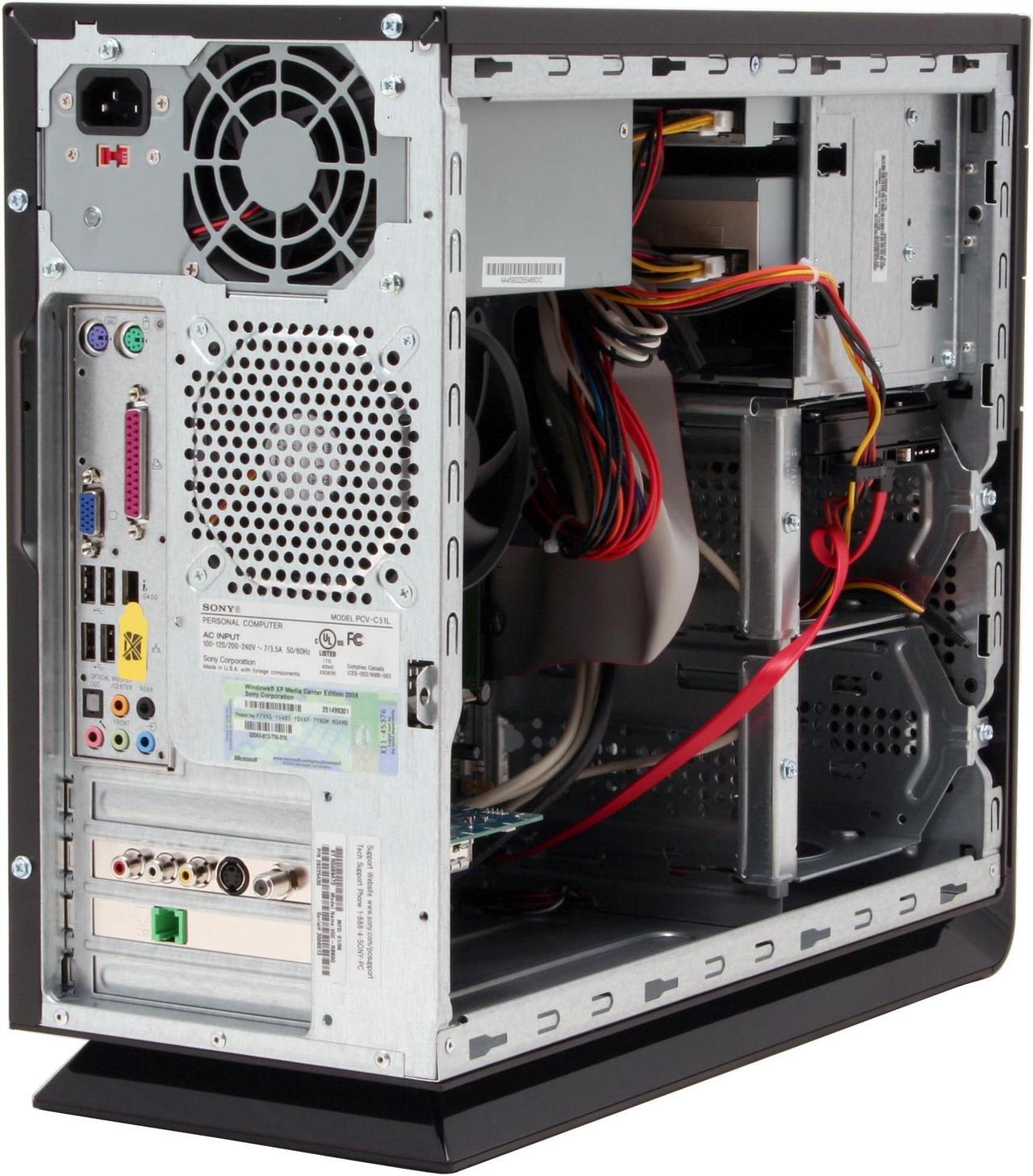 Alt view image 9 of 16 - Sony Desktop PC VAIO VGC-RB60G Intel Pentium D 920 1GB DDR 250GB HDD Intel GMA 950 Windows XP Media Center