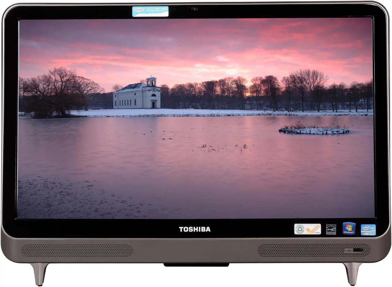 Alt view image 2 of 7 - Toshiba All-in-One PC LX835-D3210 (PQQ14U-005001) Intel Core i3-2370M 6GB DDR3 1TB HDD 23" Windows 7 Home Premium 64-Bit