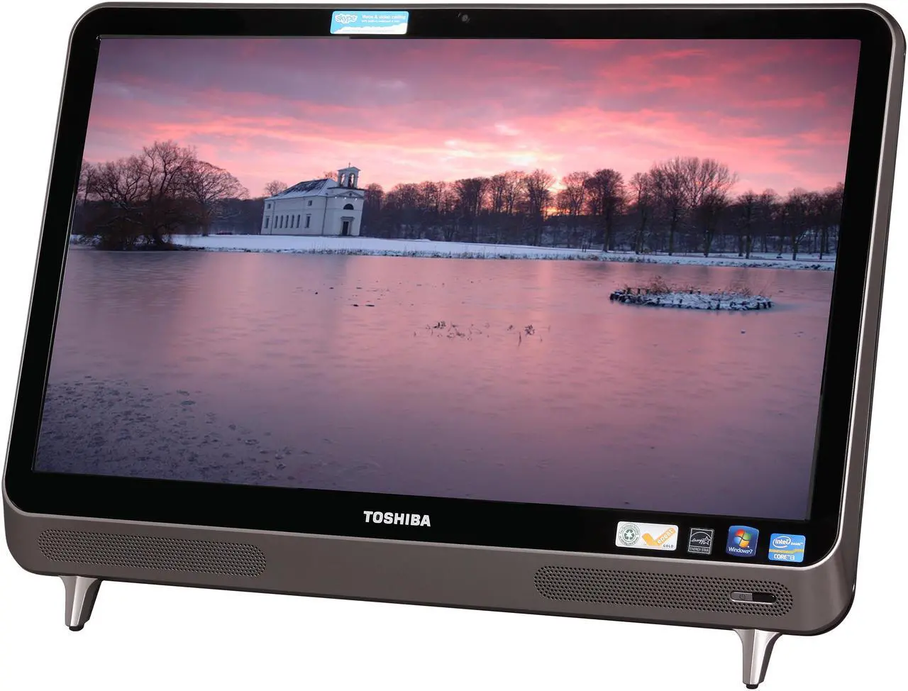 Alt view image 3 of 7 - Toshiba All-in-One PC LX835-D3210 (PQQ14U-005001) Intel Core i3-2370M 6GB DDR3 1TB HDD 23" Windows 7 Home Premium 64-Bit