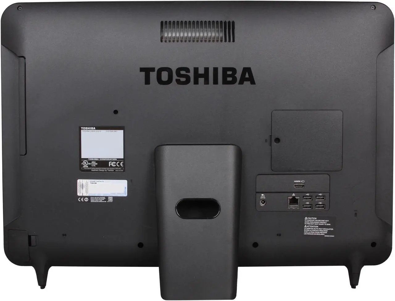 Alt view image 5 of 7 - Toshiba All-in-One PC LX835-D3210 (PQQ14U-005001) Intel Core i3-2370M 6GB DDR3 1TB HDD 23" Windows 7 Home Premium 64-Bit