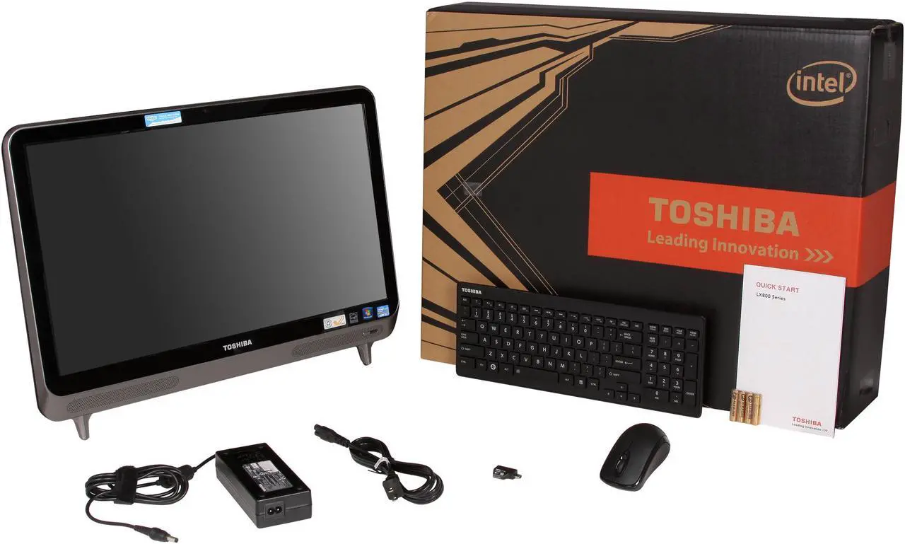 Alt view image 7 of 7 - Toshiba All-in-One PC LX835-D3210 (PQQ14U-005001) Intel Core i3-2370M 6GB DDR3 1TB HDD 23" Windows 7 Home Premium 64-Bit
