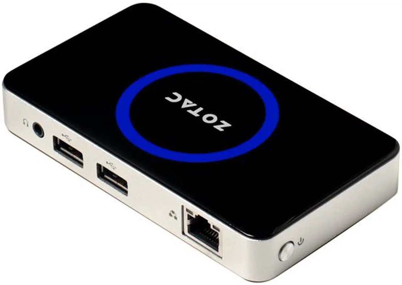 Alt view image 3 of 14 - Zotac Mini PC ZBOX ZBOX-PI320-W2 Z3735F (1.33 GHz) 2GB DDR3 32GB eMMC SSD Intel HD Graphics Windows 8.1 with Bing