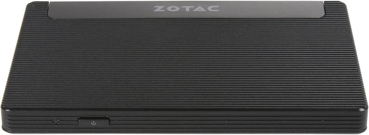 Alt view image 3 of 6 - ZOTAC ZBOX Pico PI225 Ultra Slim Fan-less Mini PC Intel N3350 Dual-Core 1.10 GHz CPU Intel HD Graphics 500 4 GB LPDDR3 Memory 32 GB Storage Windows 10 Home 64-Bit Dual Display 4K Ready ZBOX-PI225-W2B