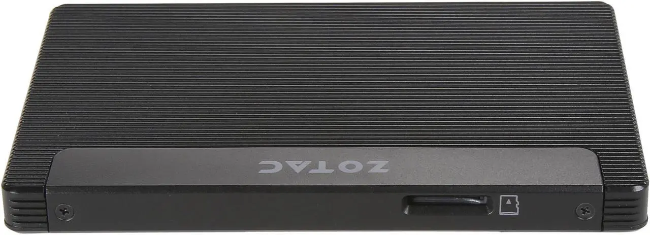 Alt view image 5 of 6 - ZOTAC ZBOX Pico PI225 Ultra Slim Fan-less Mini PC Intel N3350 Dual-Core 1.10 GHz CPU Intel HD Graphics 500 4 GB LPDDR3 Memory 32 GB Storage Windows 10 Home 64-Bit Dual Display 4K Ready ZBOX-PI225-W2B