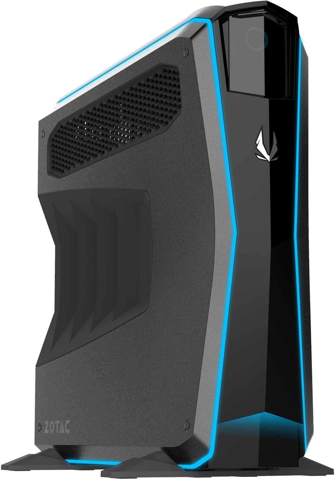 ZOTAC GAMING MEK1 GAMING PC NVIDIA GeForce GTX 1070 Ti Intel Core i7-7700 (3.60 GHz) 16 GB DDR4 240 GB NVMe SSD 1 TB HDD Windows 10 SPECTRA Lighting Ultra-Slim Design Mini ITX Desktop - G1107TK700B-U