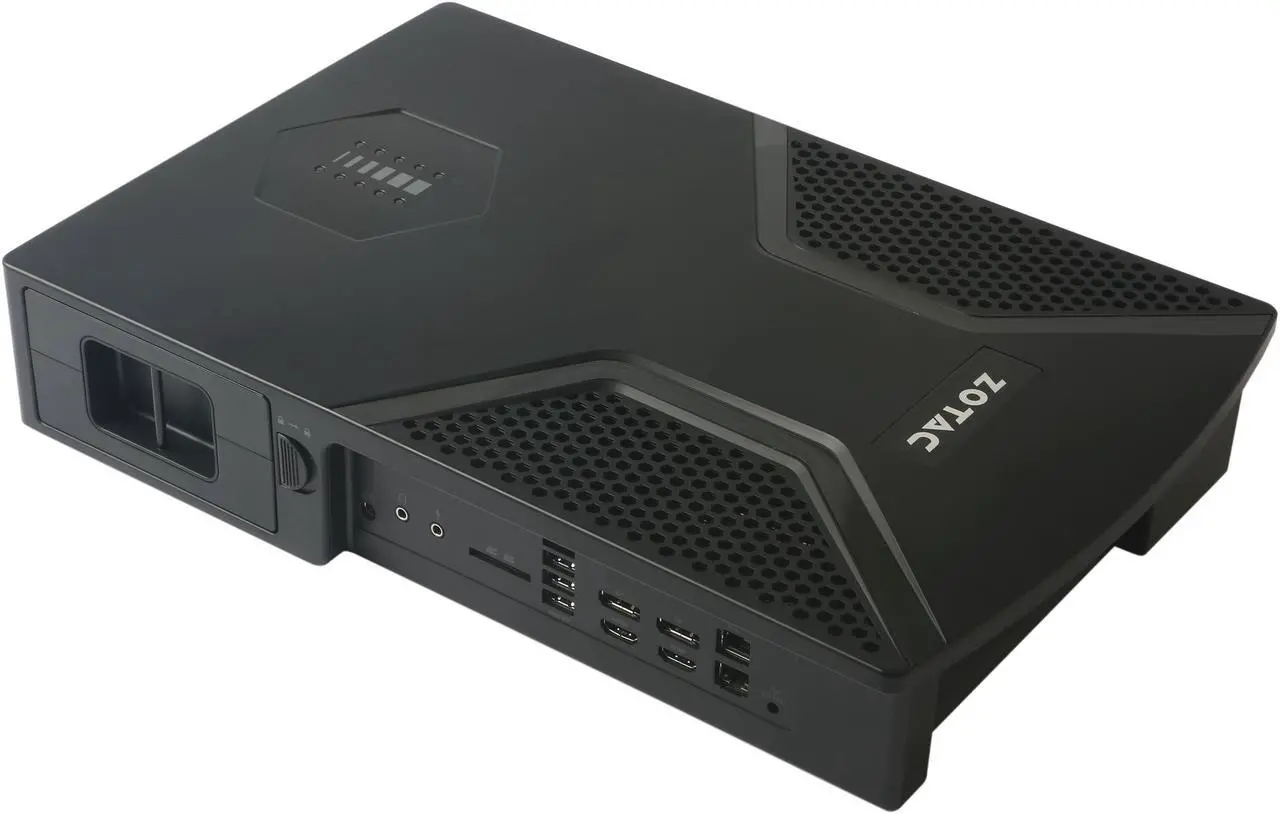 Alt view image 3 of 11 - ZOTAC VR GO VR Ready Backpack Gaming PC Intel 7th Gen Core i7 Quad-core Processor NVIDIA GeForce GTX 1070 8 GB GDDR5 Graphics 16 GB DDR4 Memory 240 GB SSD Windows 10 Home Whisper Quiet ZBOX-VR7N71-W2B-U