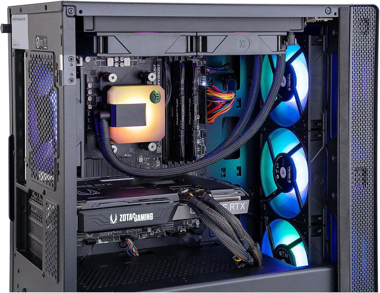 Alt view image 10 of 11 - ZOTAC Gaming MEK HERO G1 A5837 Gaming Desktop - Ryzen 7 5000 Series 5800X (3.80 GHz) NVIDIA GeForce RTX 3070 8 GB Dual-Channel 16 GB DDR4 1 TB HDD 1 TB PCIe NVMe SSD 240MM D-RGB Liquid Cooler Windows 10 Home 64-bit